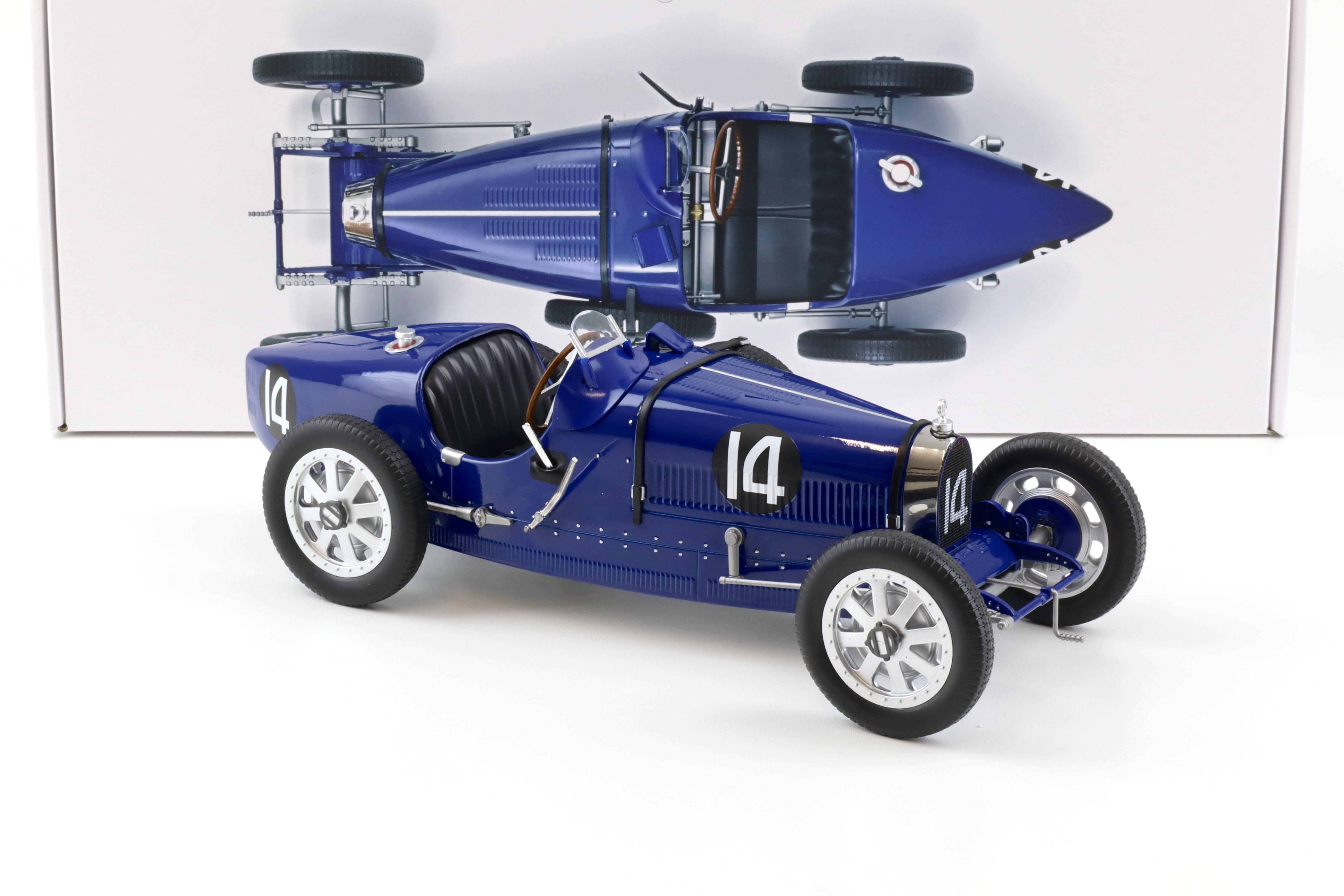 1:12 Norev Bugatti T35 - 1925 #14 dark blue 125703