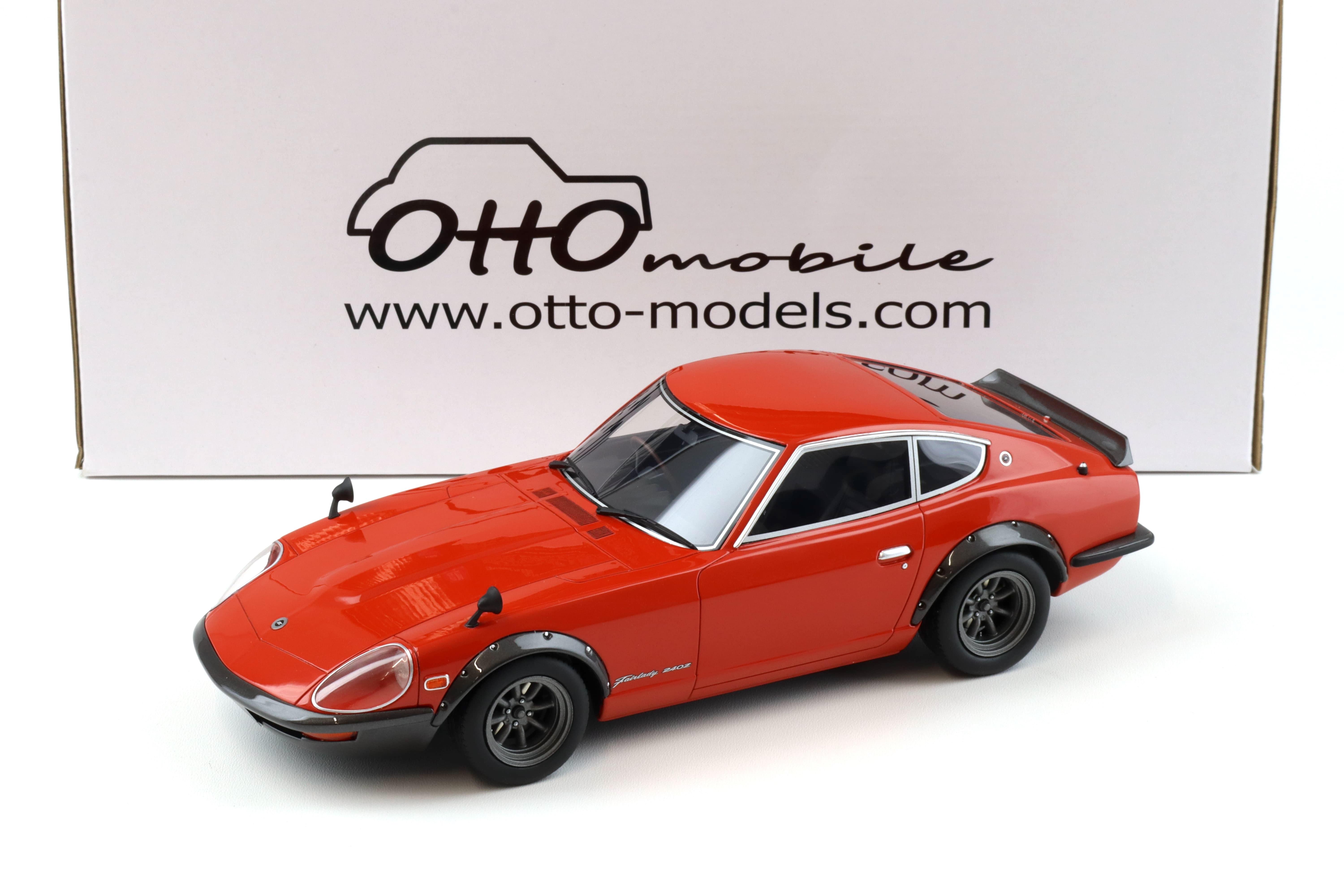 1:18 OTTO mobile OT457 Nissan Fairlady 240 ZG Grand Prix red 1972