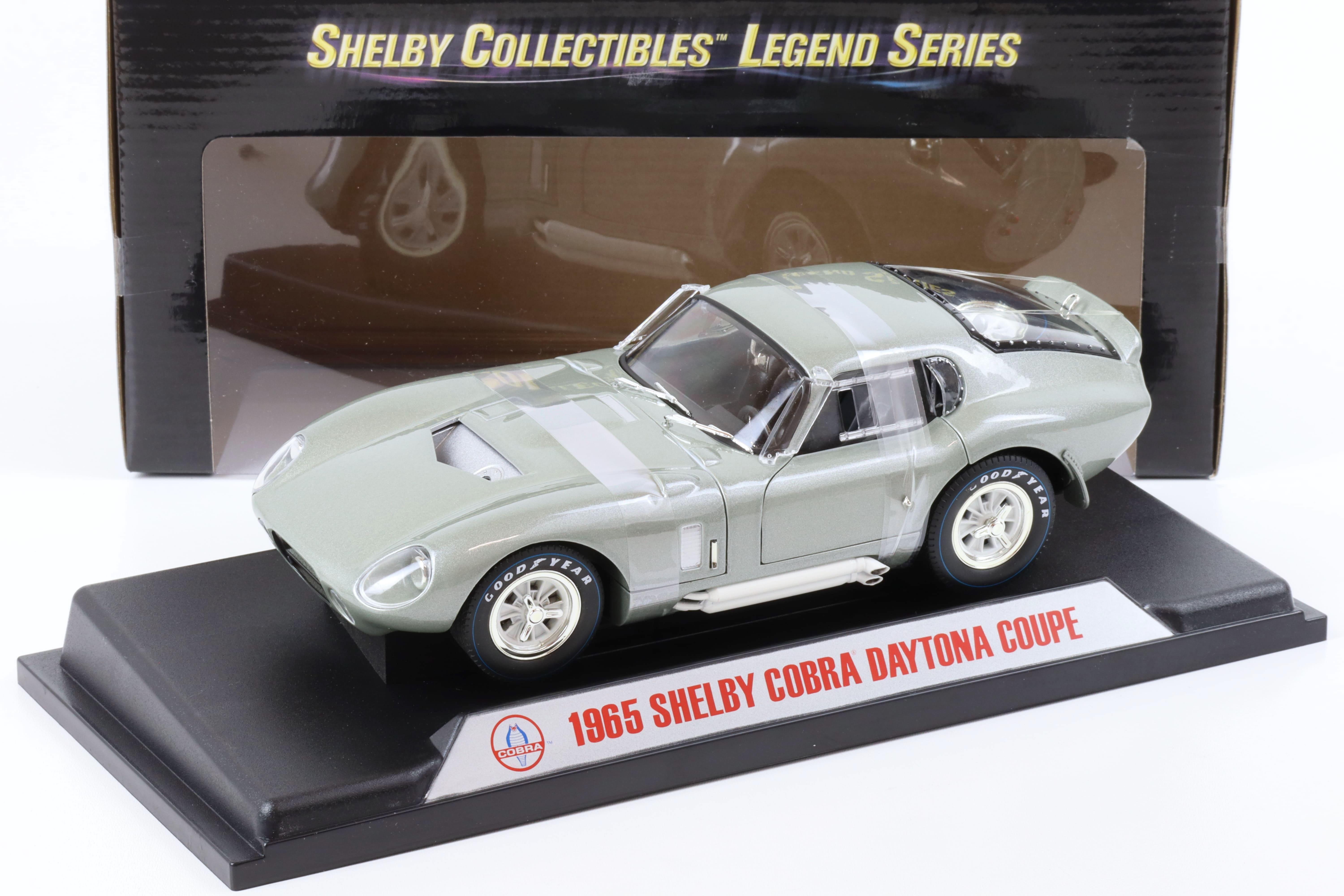 1:18 Shelby Collectibles 1965 Shelby Cobra Daytona Coupe silver-grey metallic