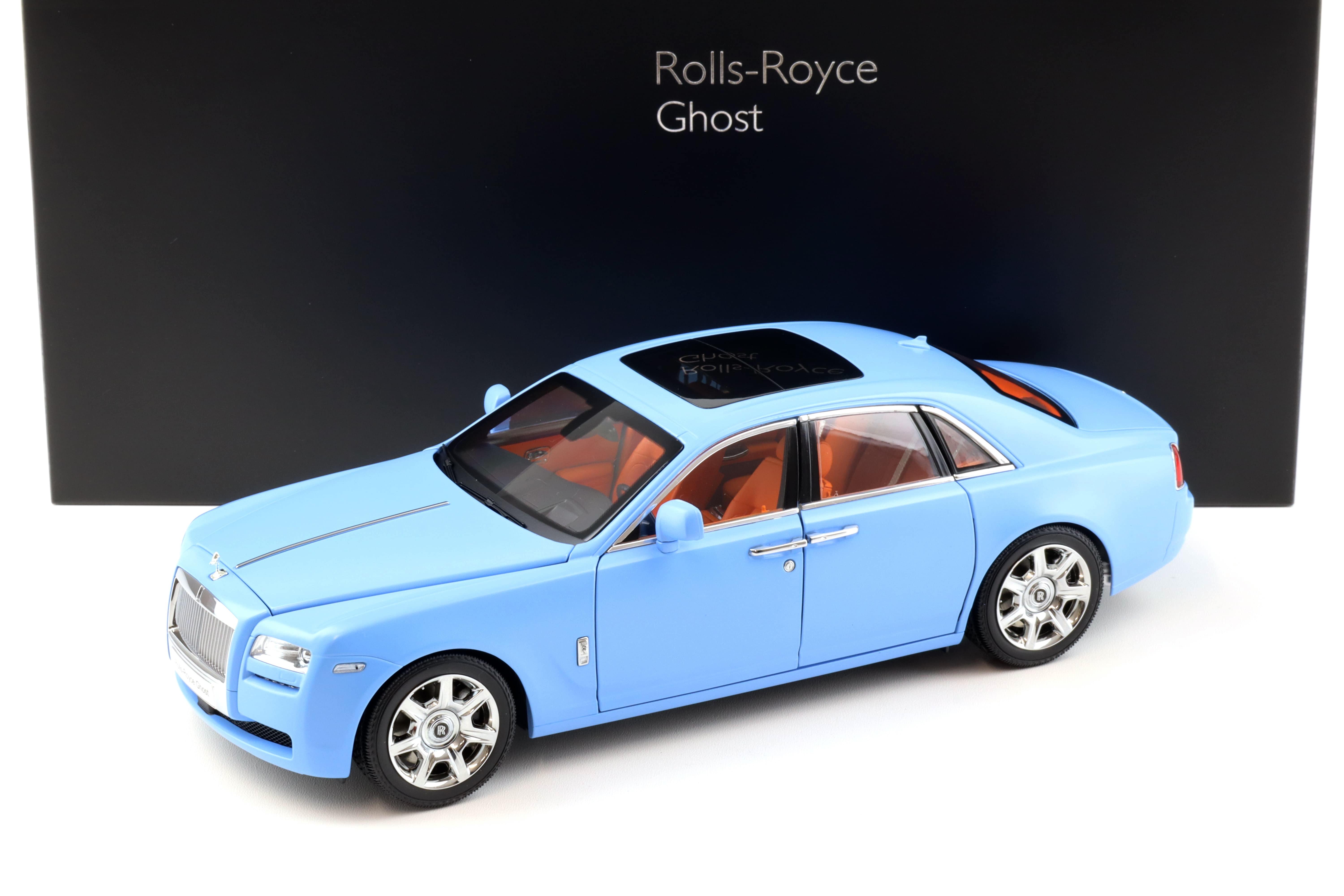 1:18 Kyosho Rolls Royce Ghost 2009 light blue matt KS08802LB