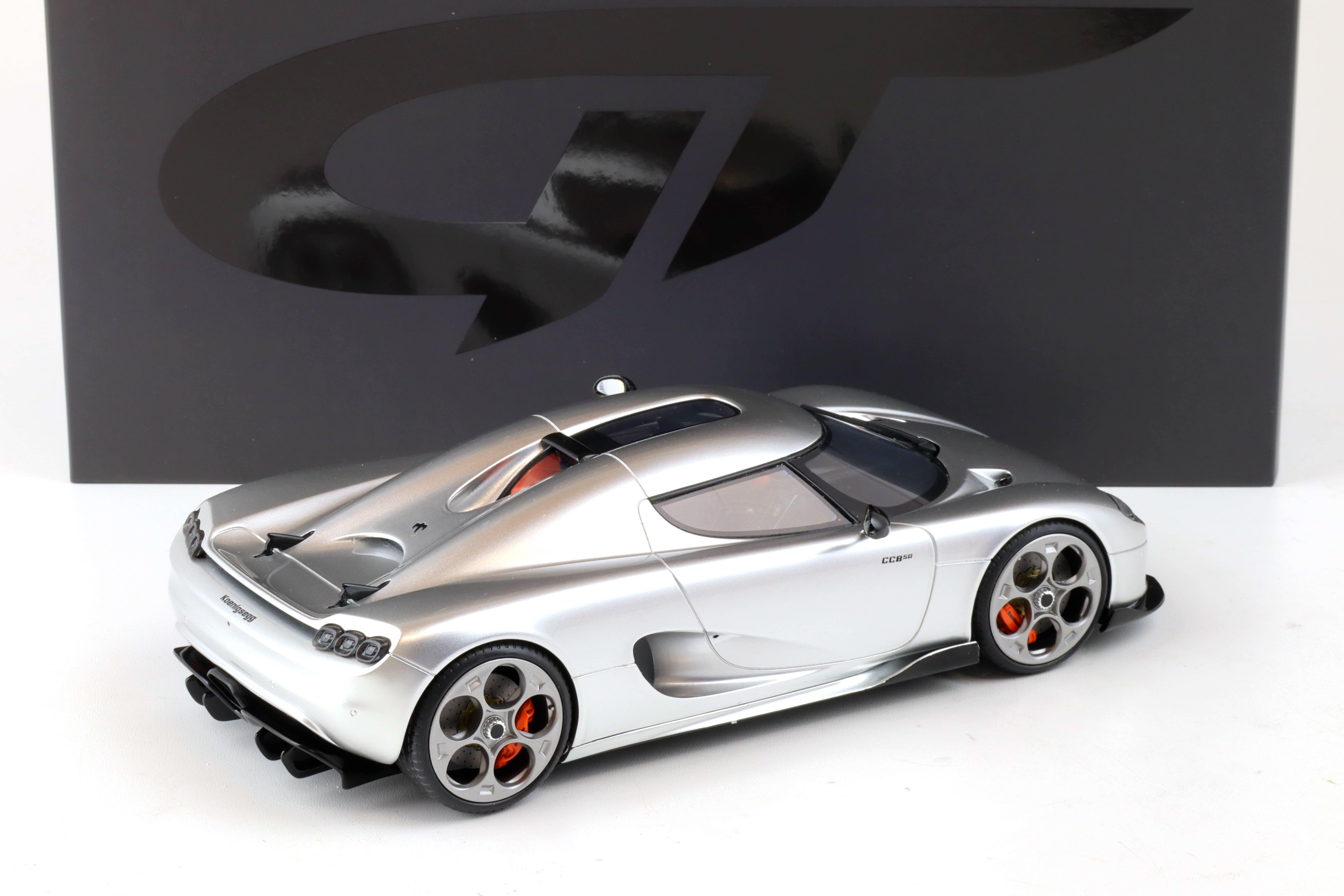 1:18 GT Spirit GT452 Koenigsegg CC850 Coupe 2023 Moon silver metallic