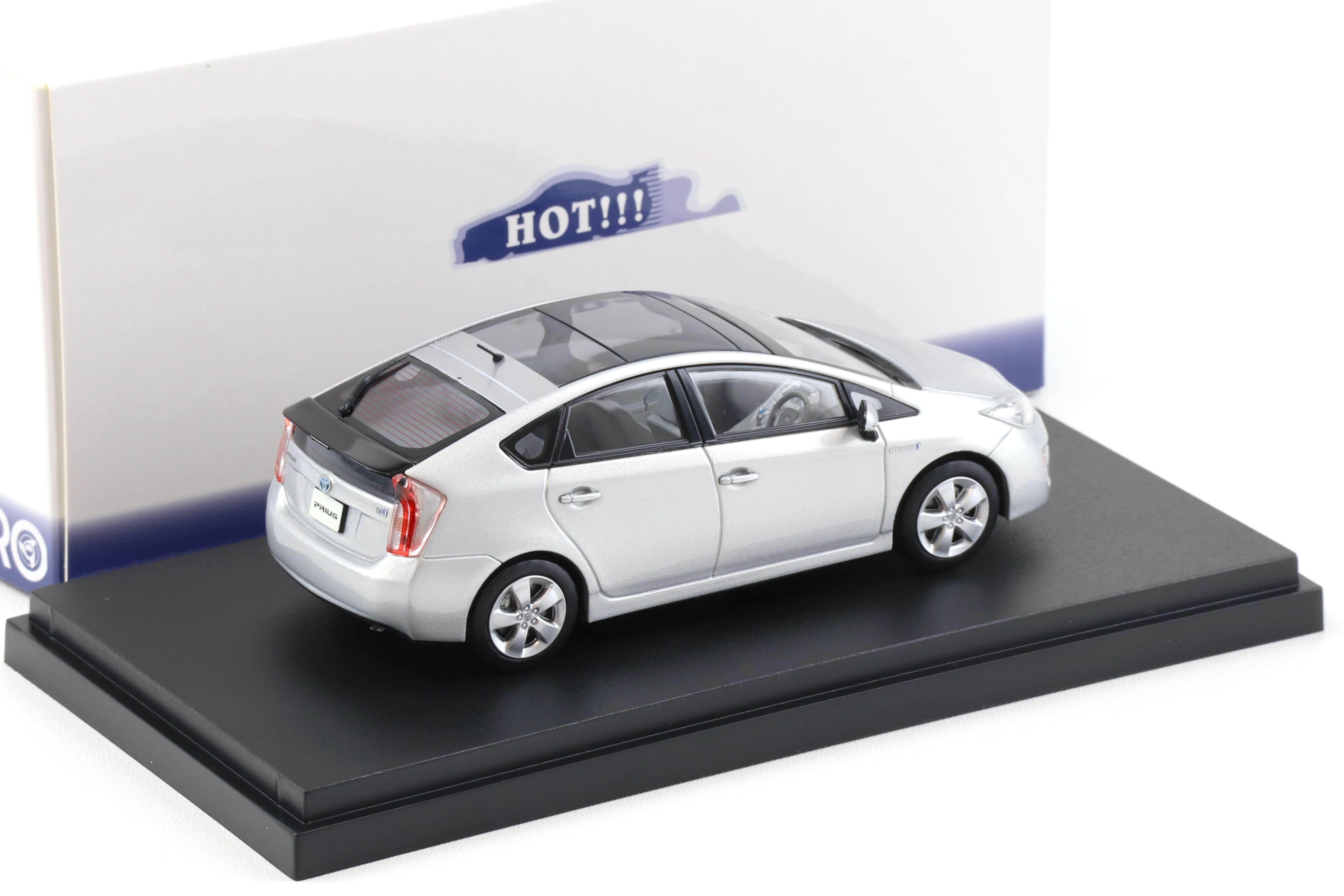 1:43 Ebbro Toyota Prius Moonroof silver metallic 2012