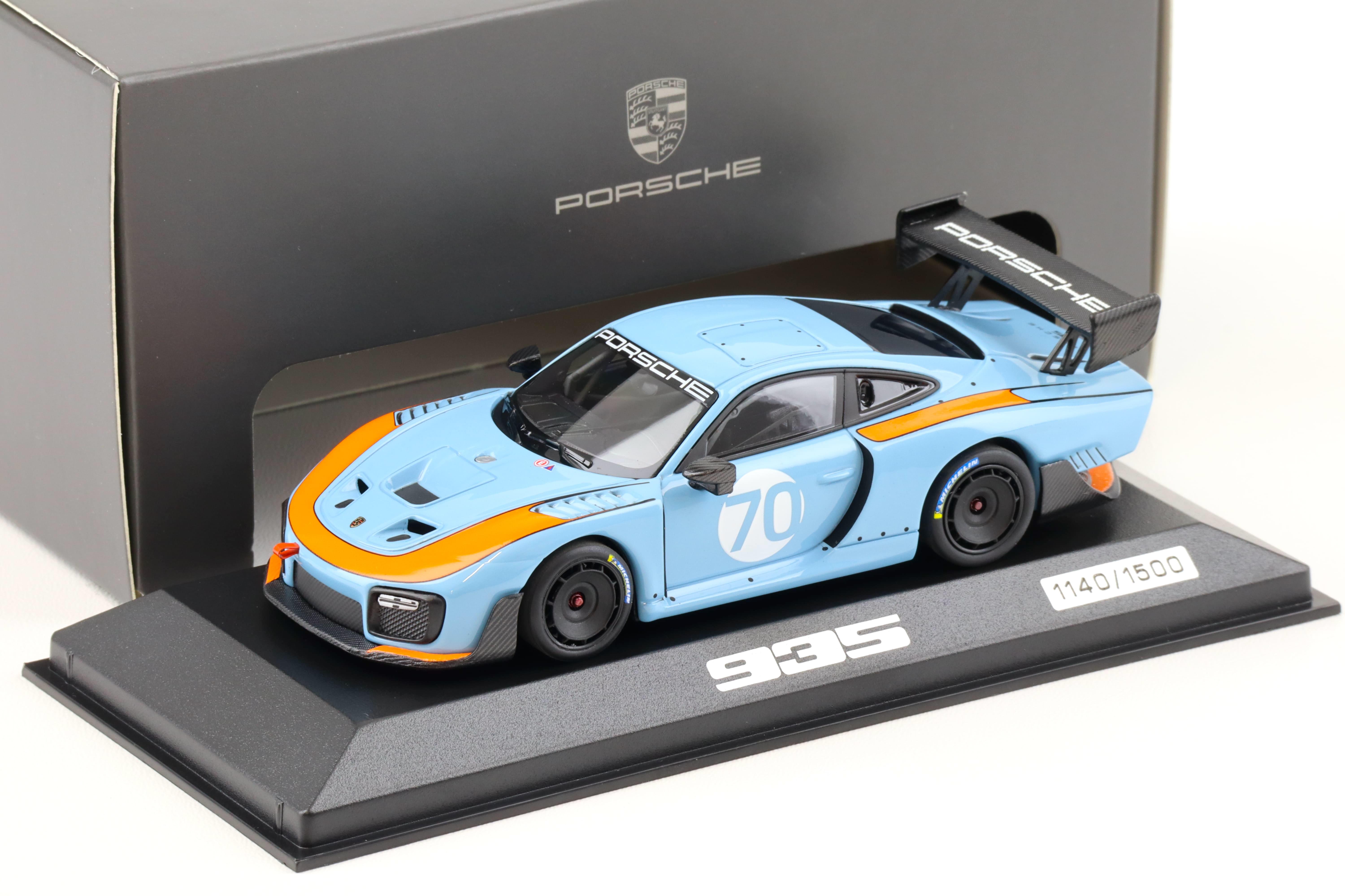 1:43 Minichamps Porsche 935/19 Tribute on GT2 RS GULF #70 blue WAP DEALER