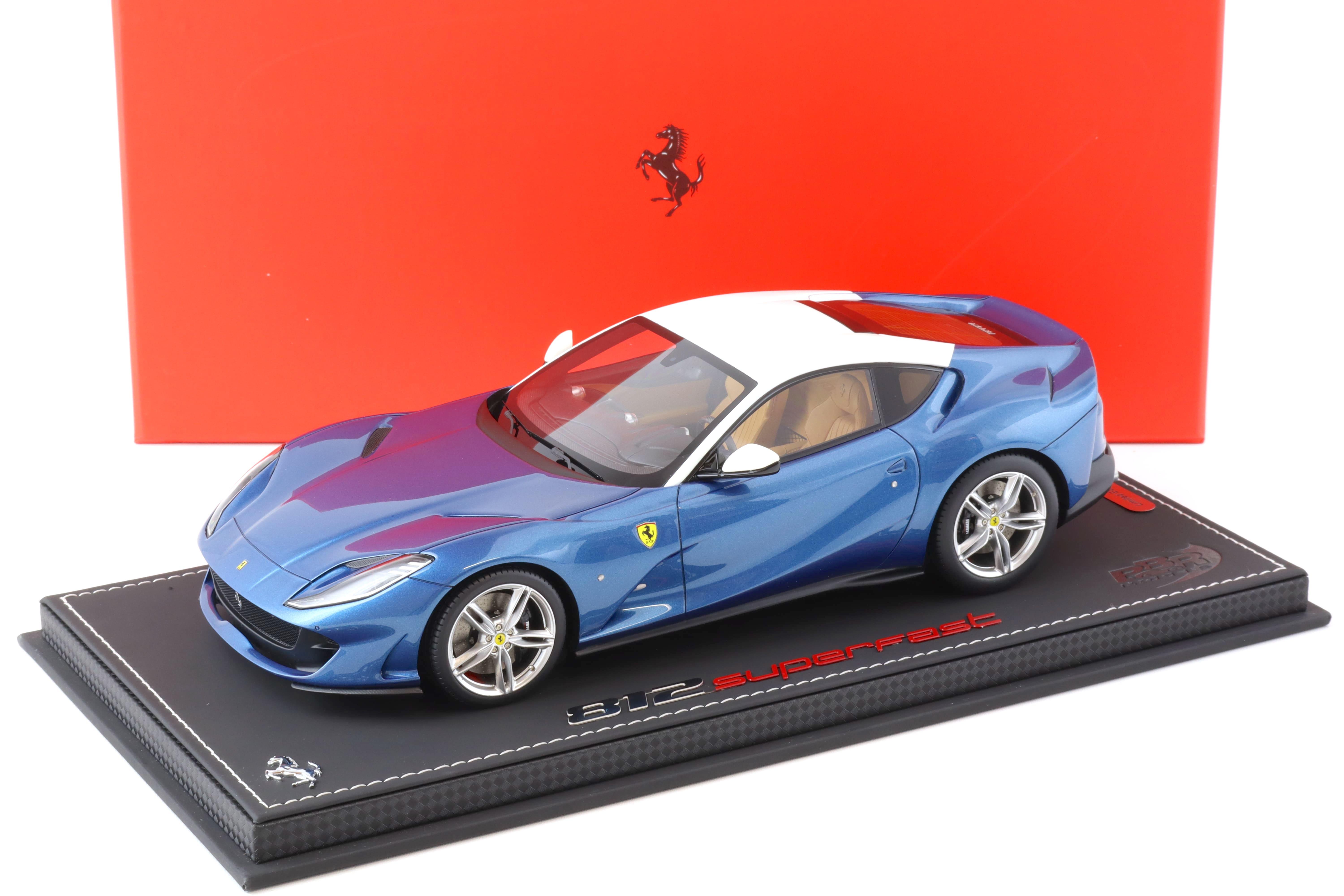 1:18 BBR Ferrari 812 Superfast 2017 Tailor Made met. light blue - Limited 48 pcs.