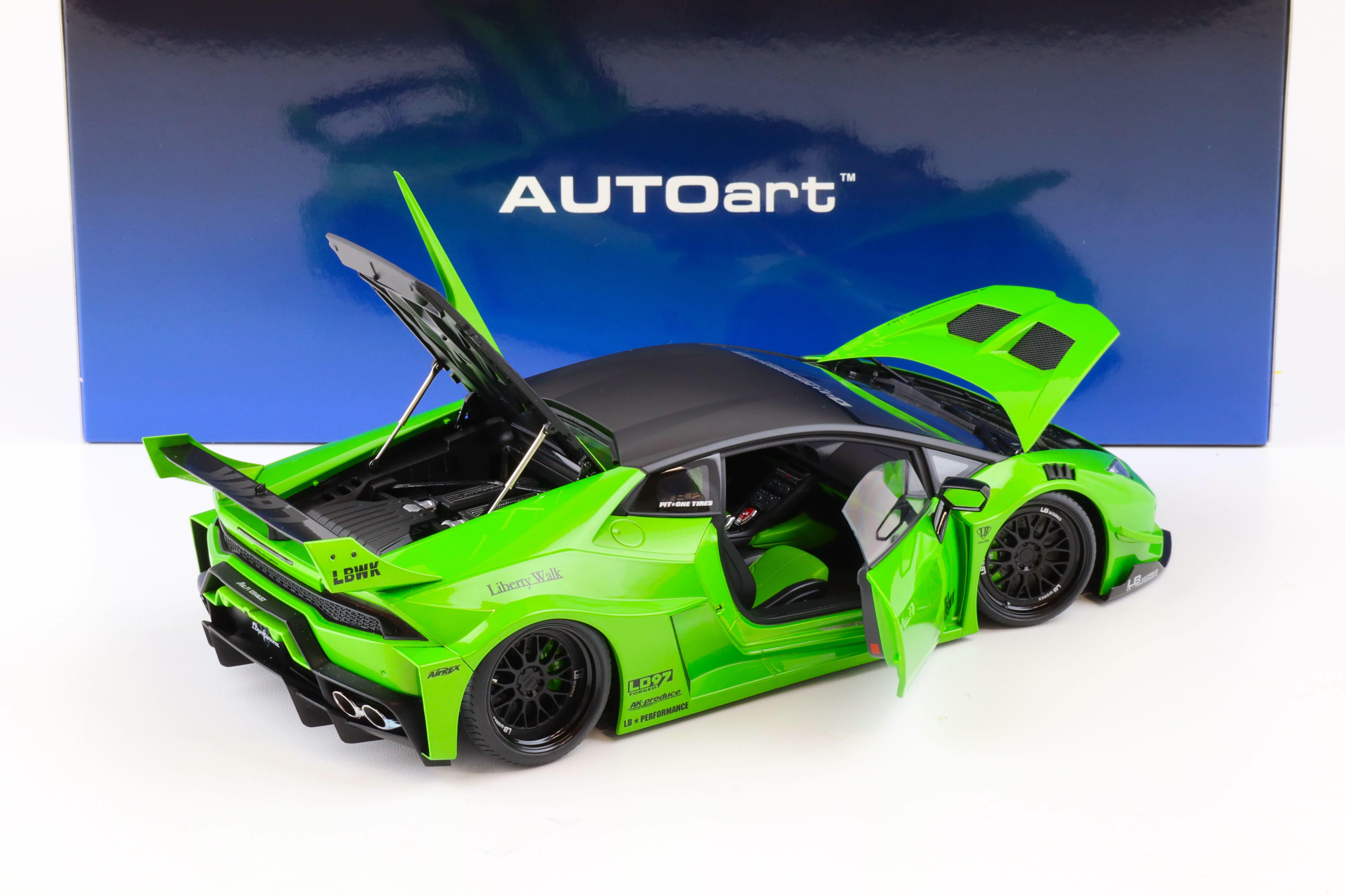 1:18 AUTOart Lamborghini Huracan GT LB-SILHOUETTE Works 2019 pearl green