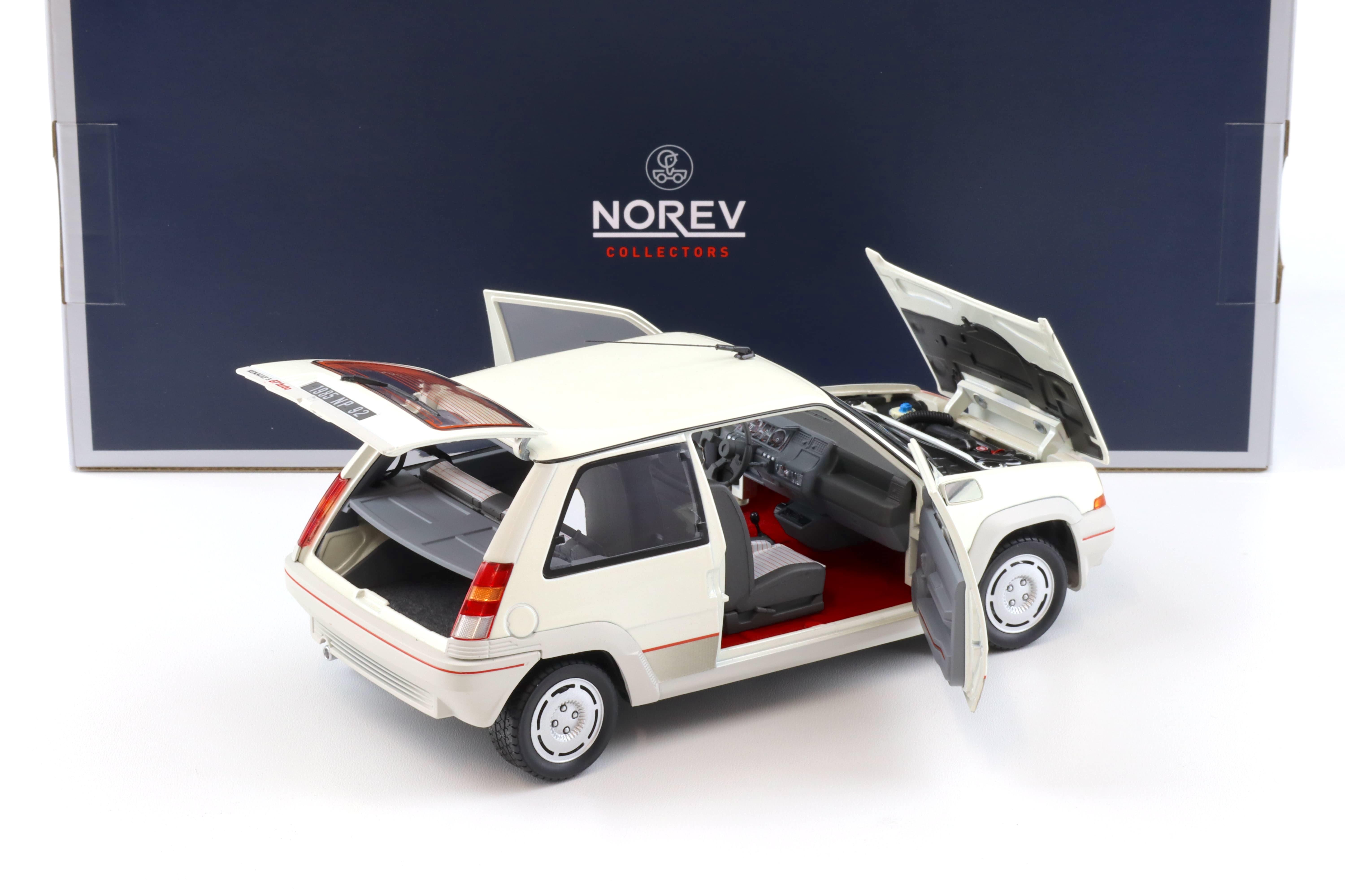 1:18 Norev Renault 5 GT Turbo Phase 1 pearl white 1985