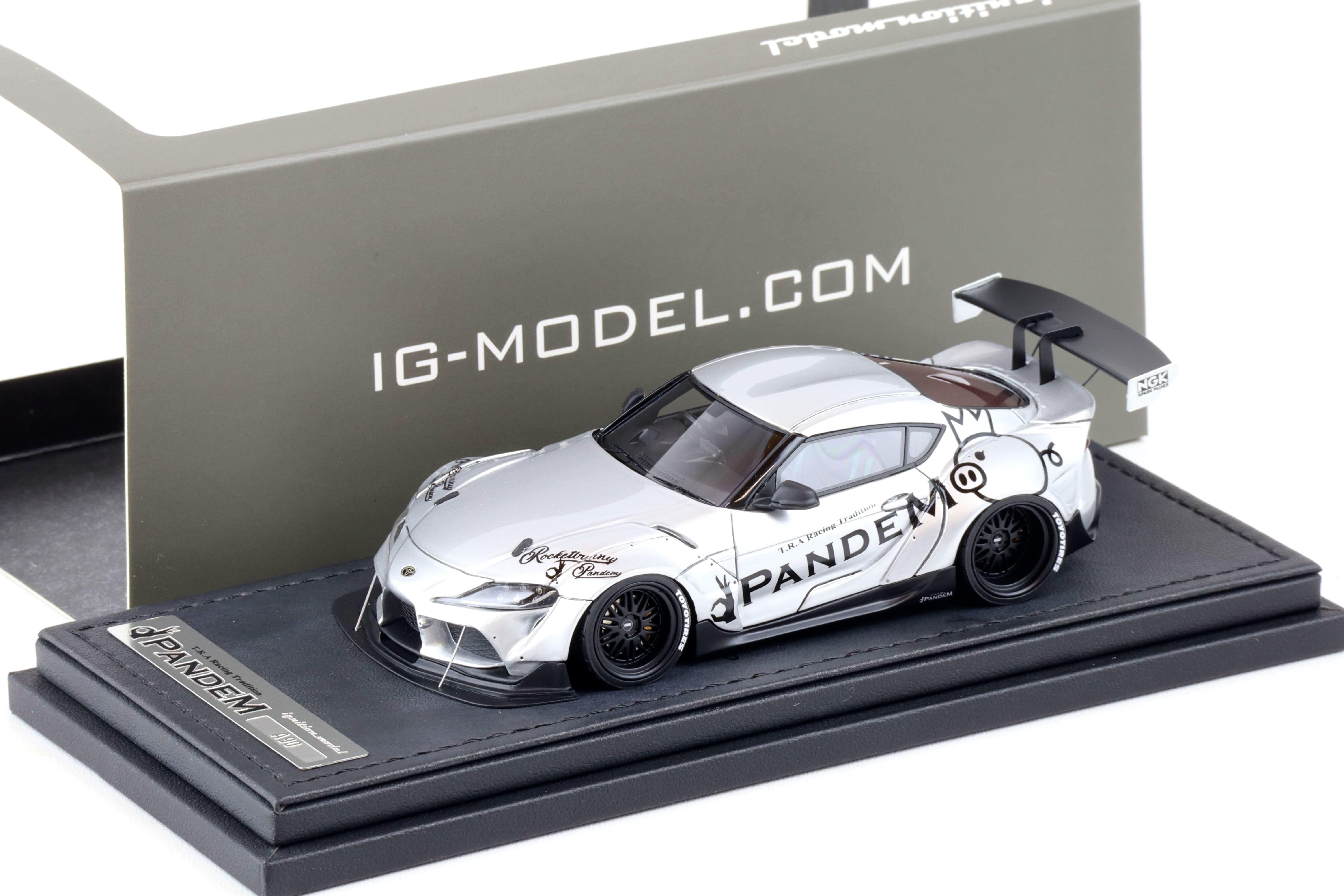 1:43 Ignition Model IG2146 Toyota Pandem Supra A90 silver/ black