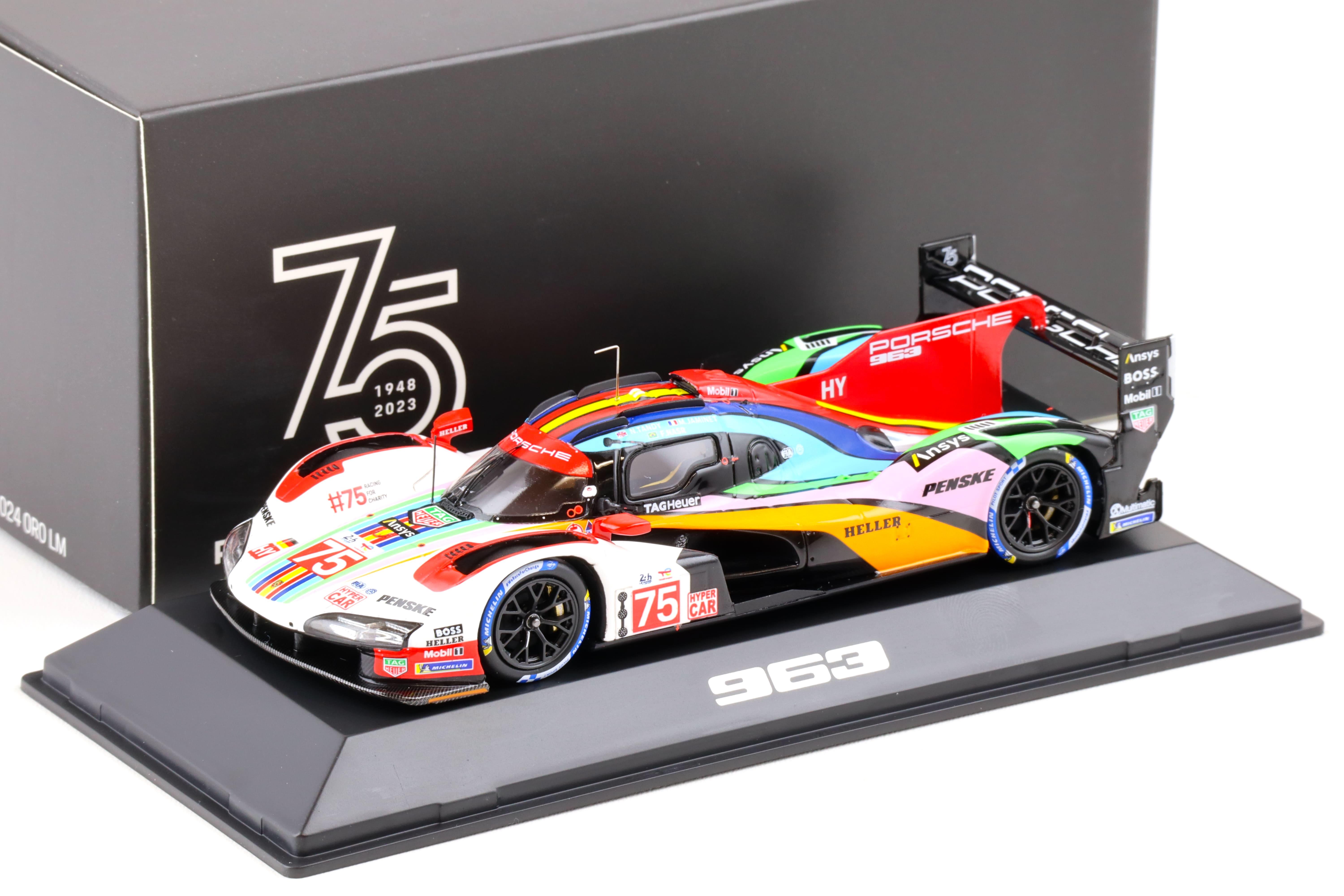 1:43 Spark Porsche 963 - 24h Le Mans 2023 Tandy/Jaminet/Nasr 75 Jahre WAP DEALER