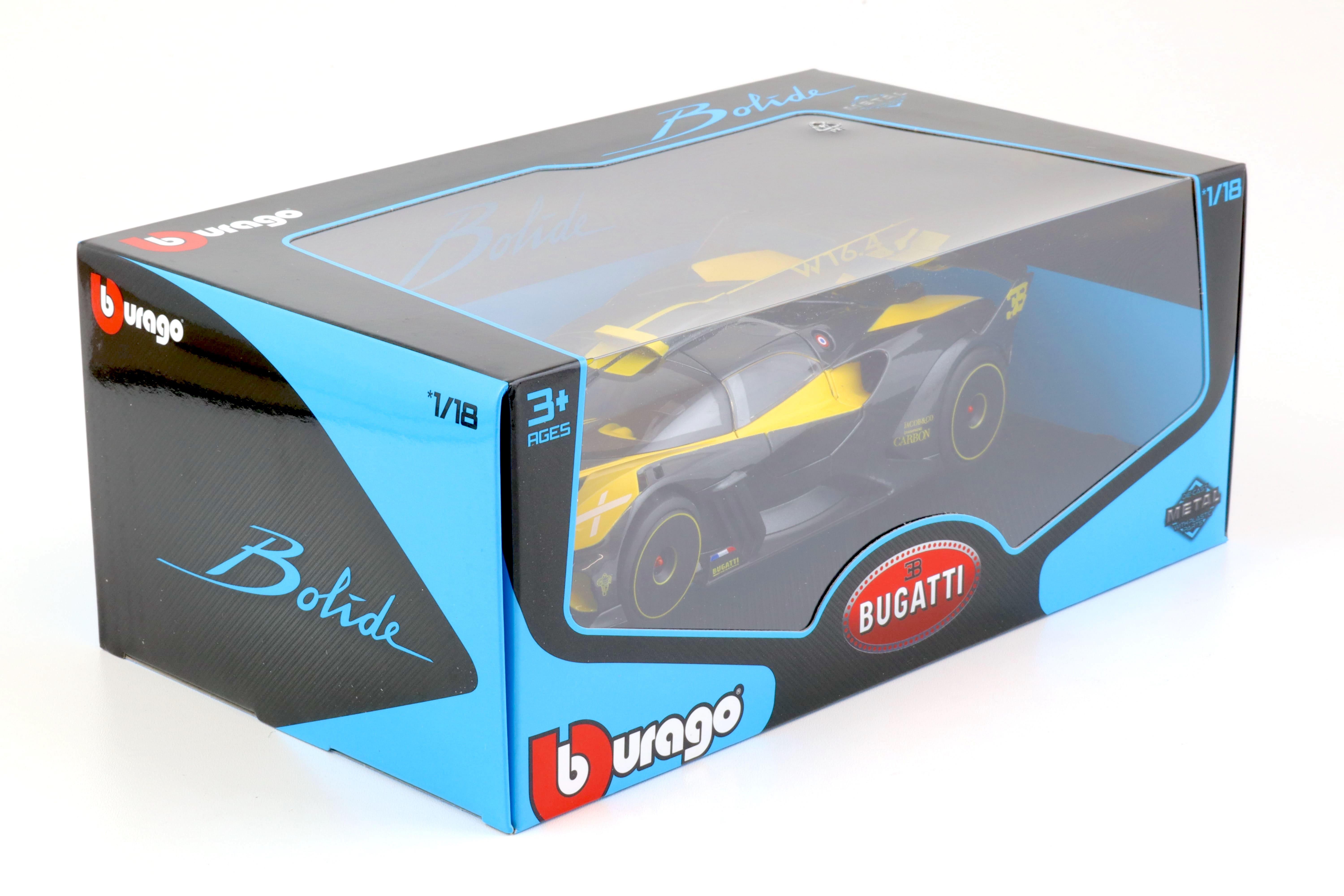 1:18 Bburago Bugatti Bolide 2020 yellow/ grey