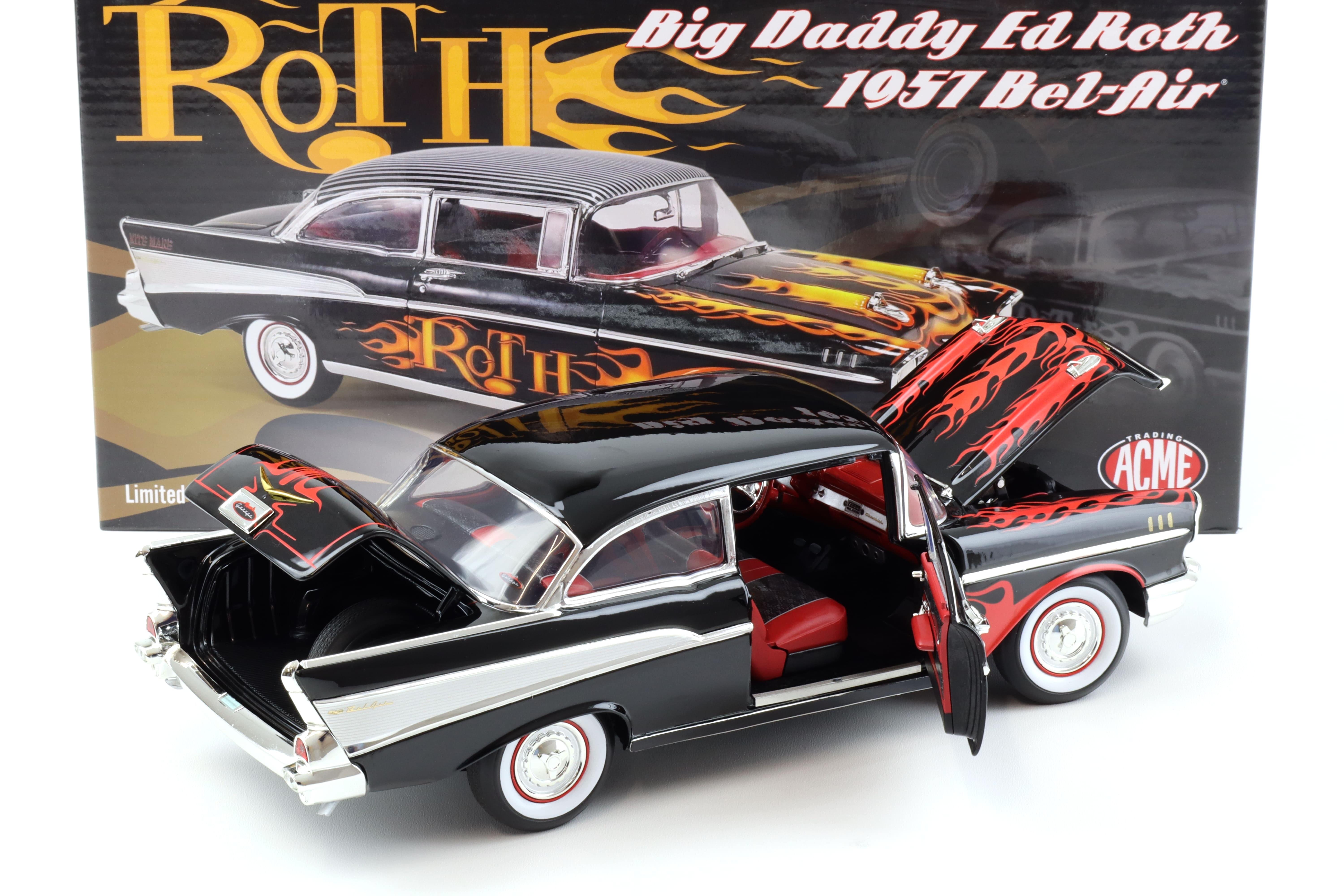 1:18 ACME 1957 Chevrolet Bel Air Big Daddy Ed Roth TOMS GARAGE - Limited 150 pcs.