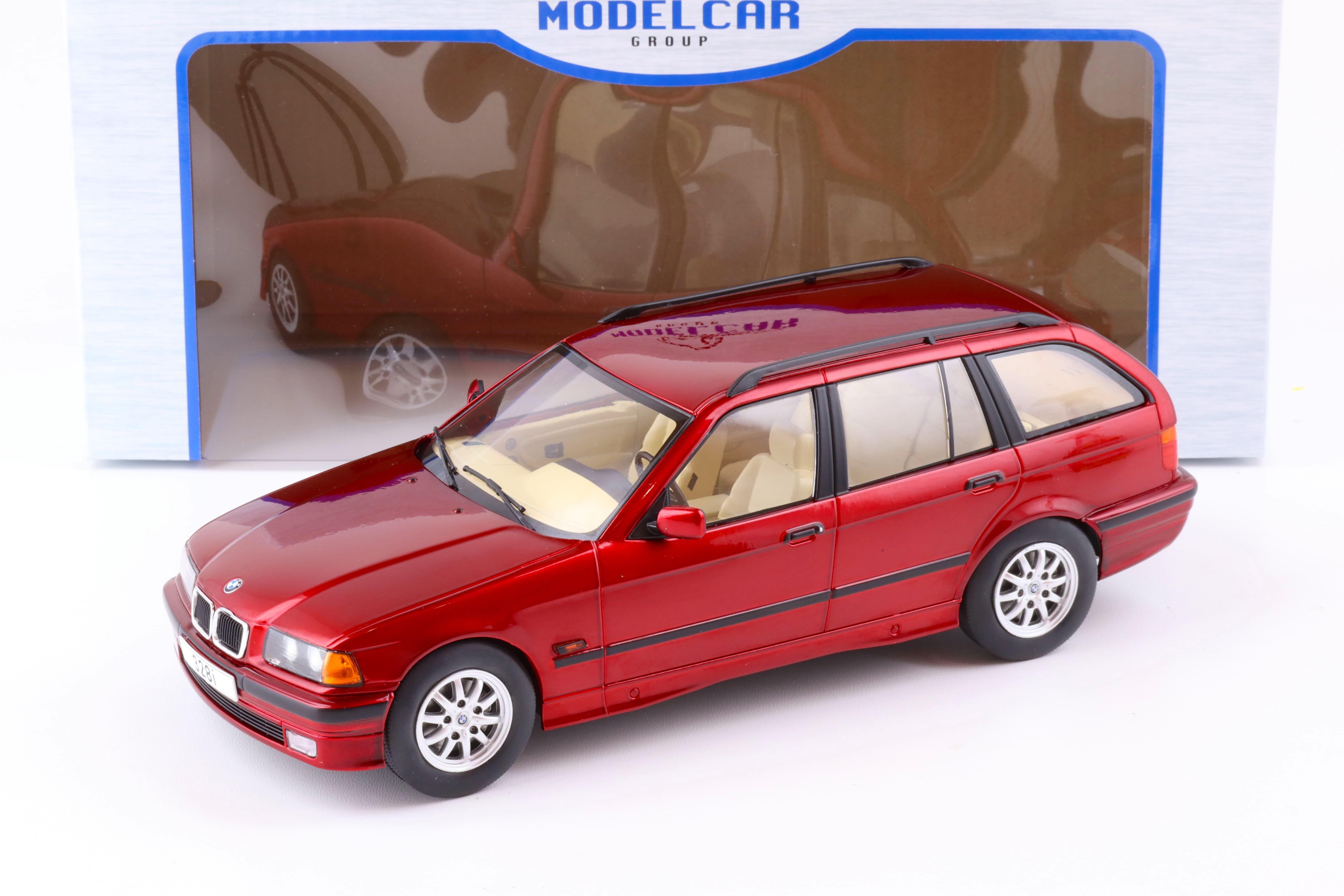 1:18 MCG BMW 328i 3er (E36) Touring red metallic 1995