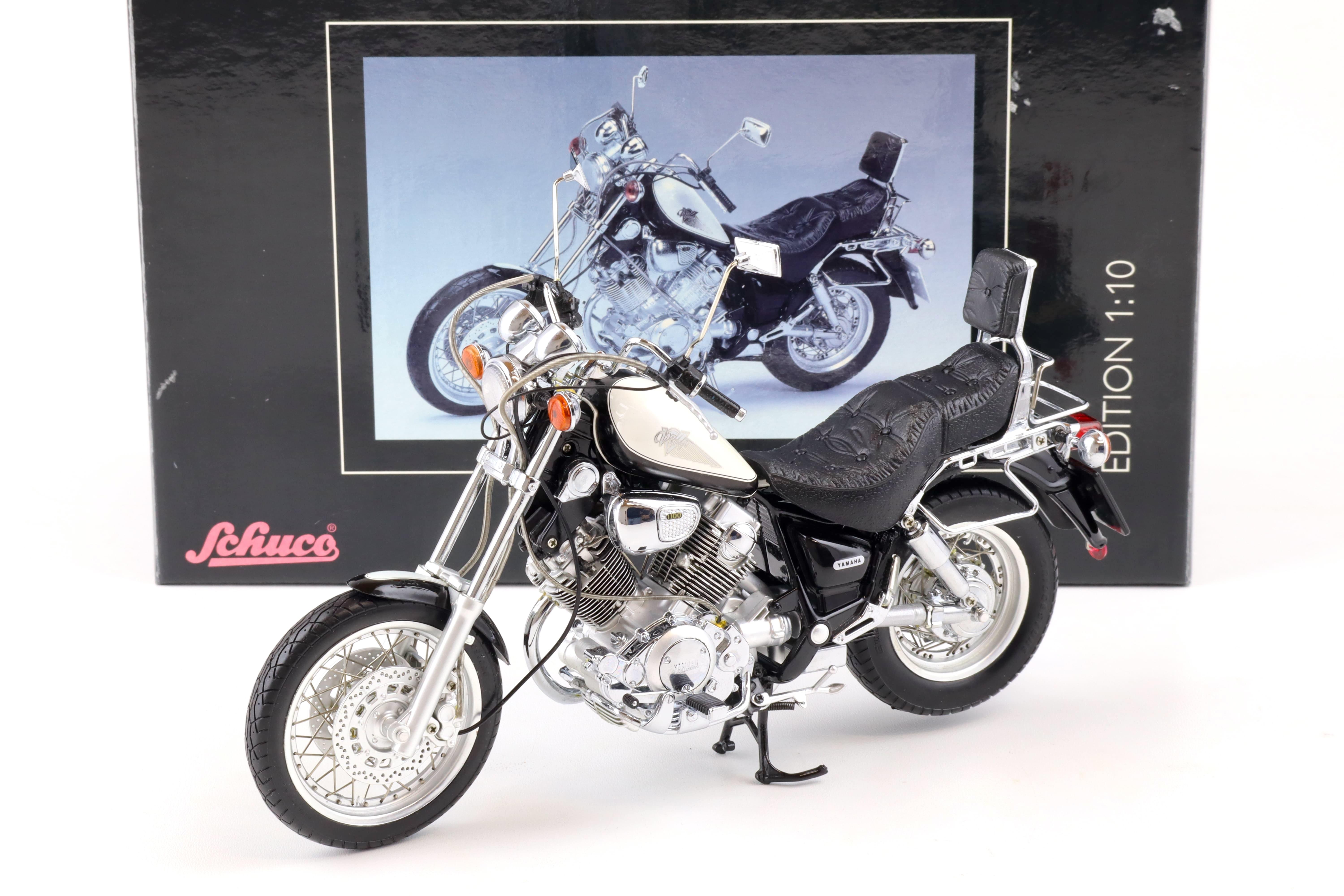 1:10 Schuco Yamaha Virago XV 1100 Motorrad black/ white 06660