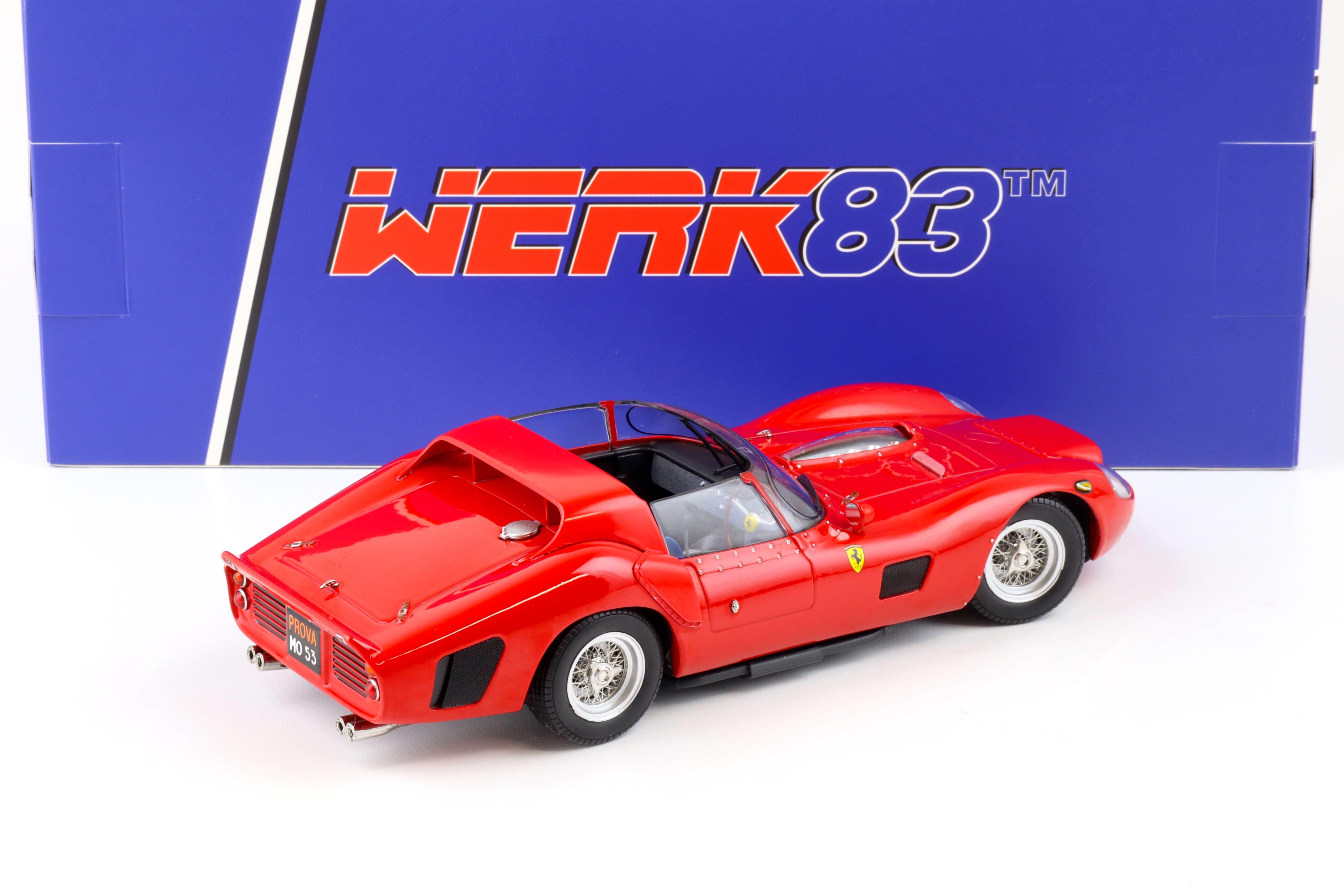 1:18 WERK83 Ferrari 330 TRi Plain Body Version 1962 red