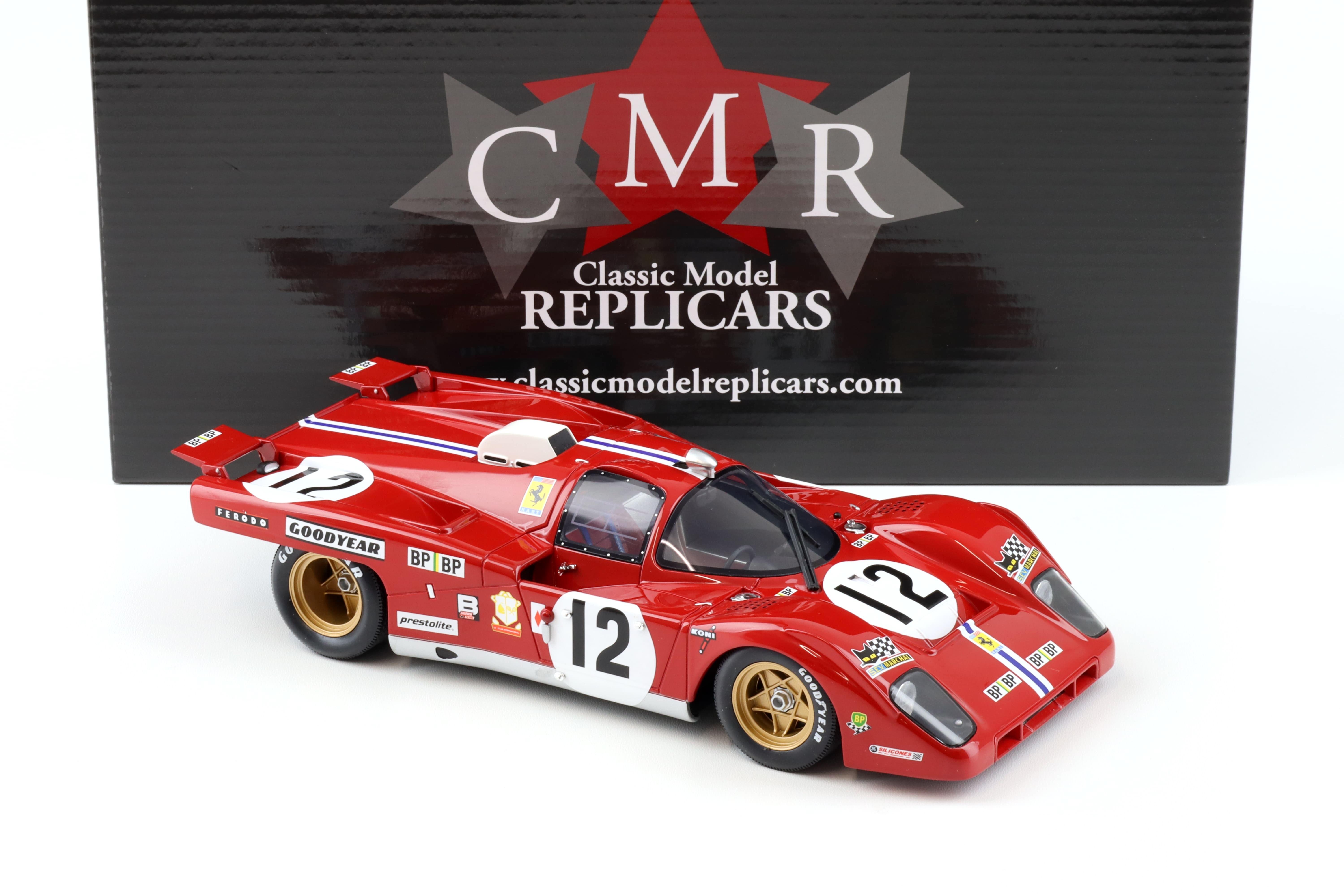 1:18 CMR Ferrari 512M Posey/ Adamowicz 3rd 24h Le Mans 1971 #12 red