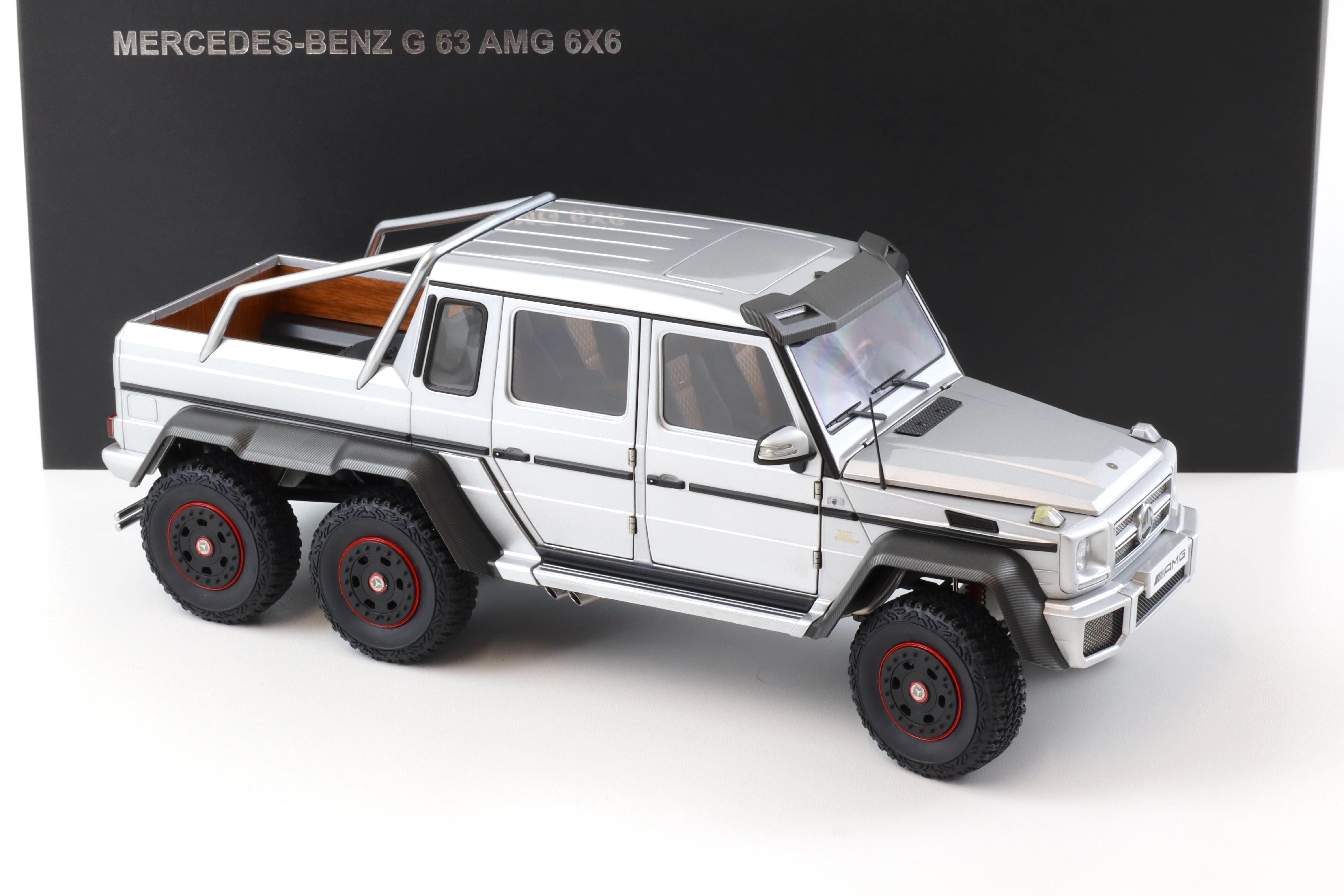 1:18 AUTOart 2013 Mercedes G63 AMG 6x6 Designo Iridium silver 76301