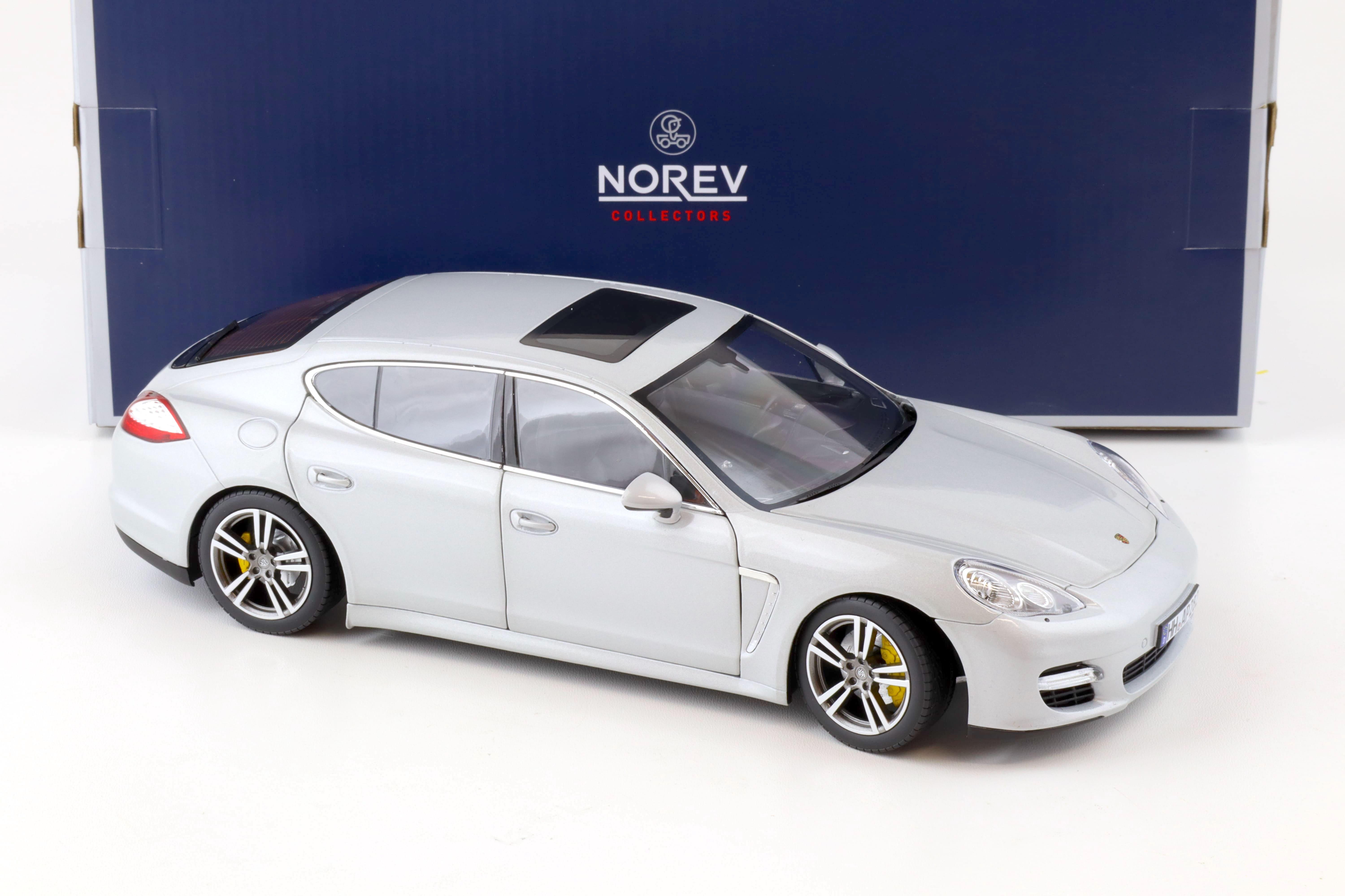 1:18 Norev Porsche Panamera Turbo 2009 silver metallic 187609