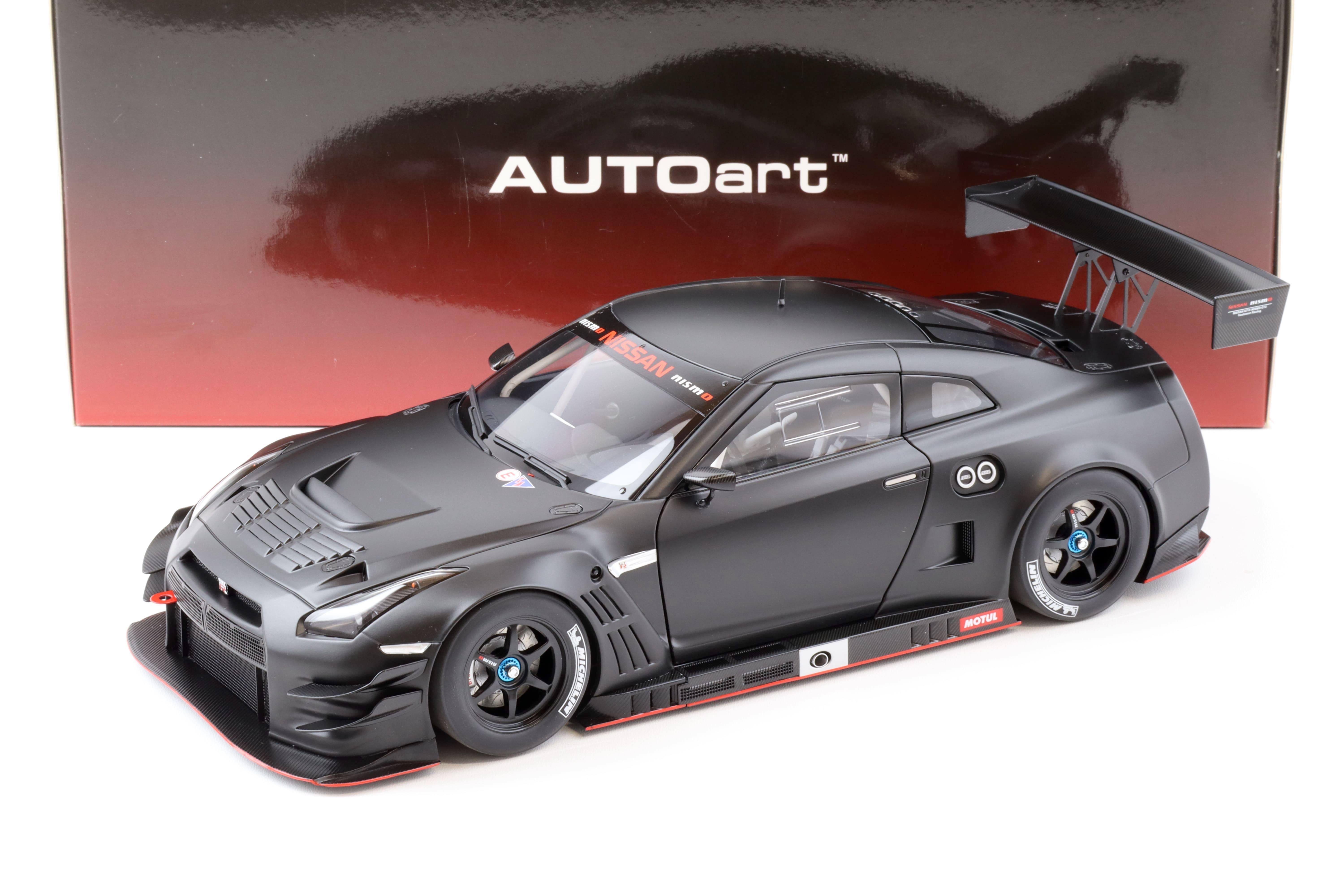 1:18 AUTOart Nissan GT-R Nismo GT3 (R35) matt black 81580