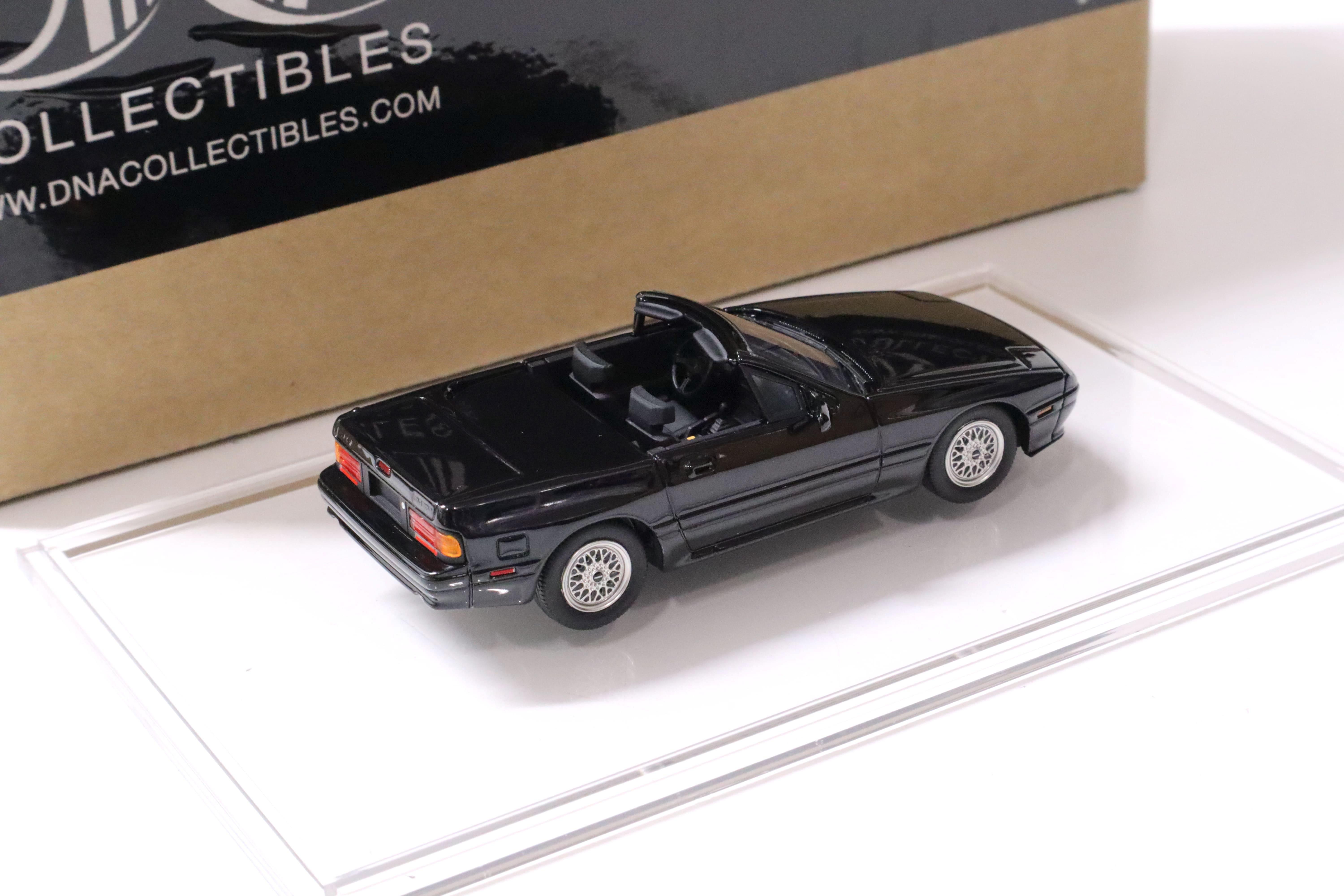 1:43 DNA Collectibles Mazda RX-7 Convertible black 1988