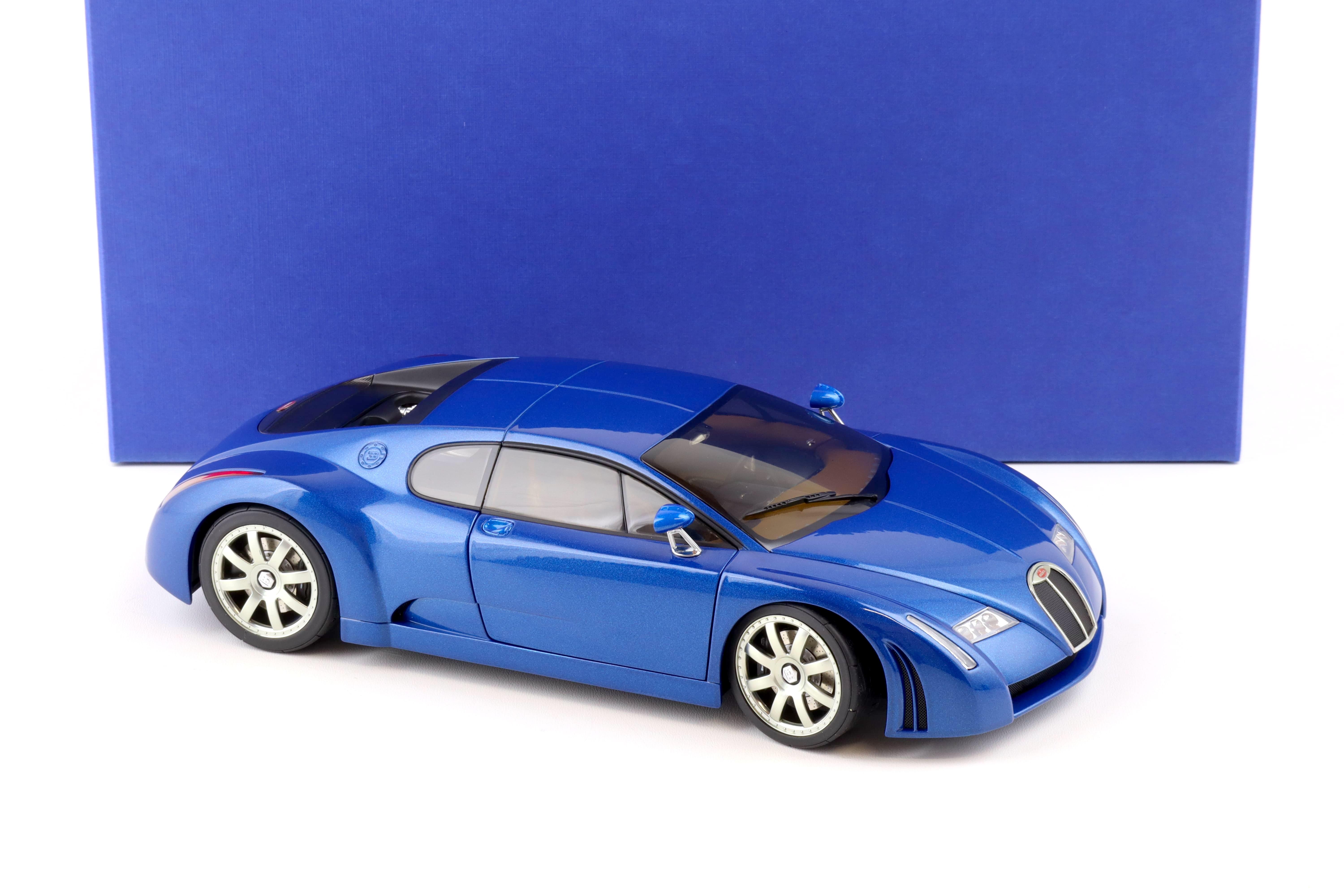 1:18 AUTOart Bugatti EB 18.3 Chiron 1999 blue metallic 70911