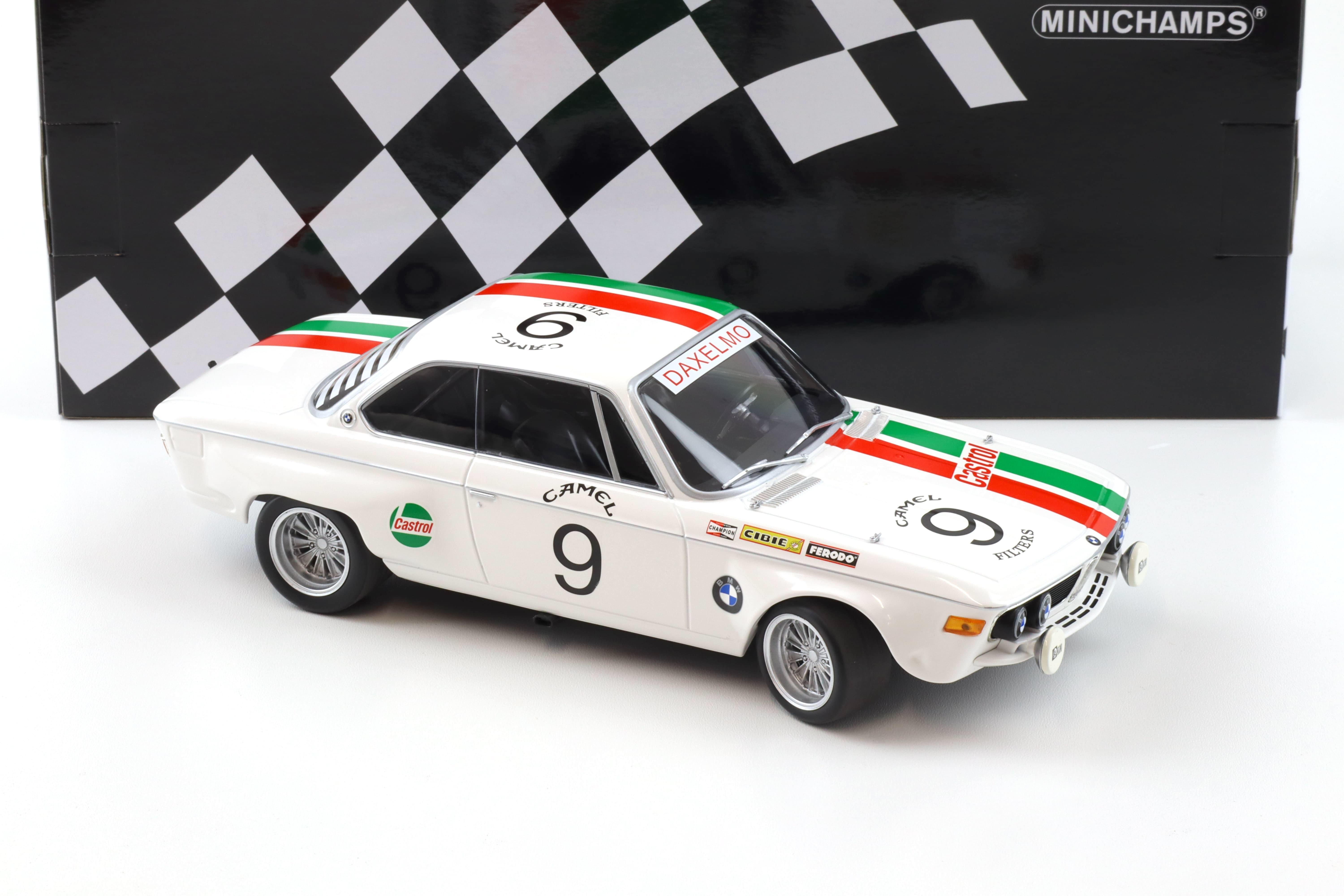 1:18 Minichamps BMW 2800 CS Castrol BMW 24h SPA 1971 Moorkens/Haxhe #9