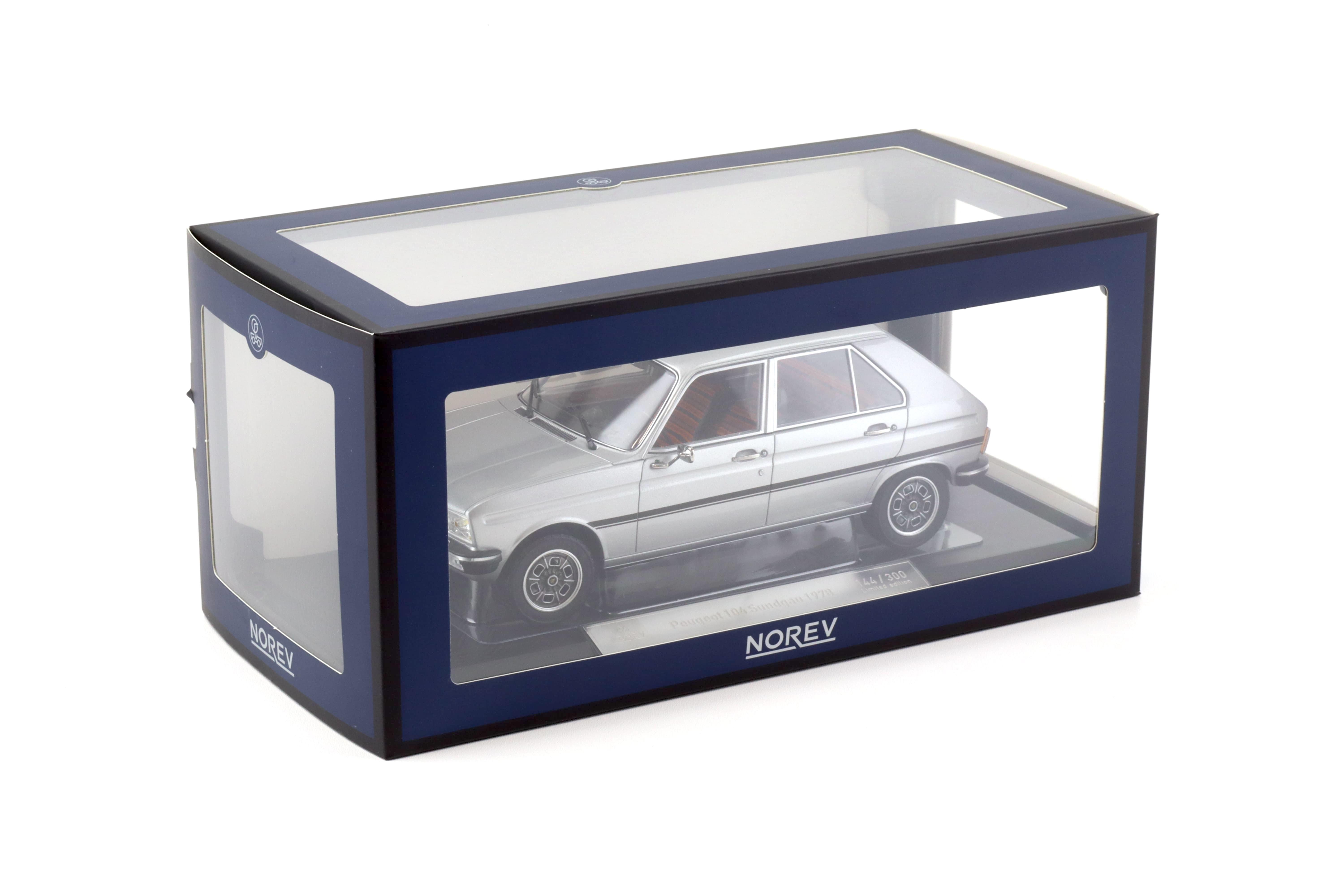 1:18 Norev Peugeot 104 Sundgau 1978 silver metallic - Limited 300 pcs.