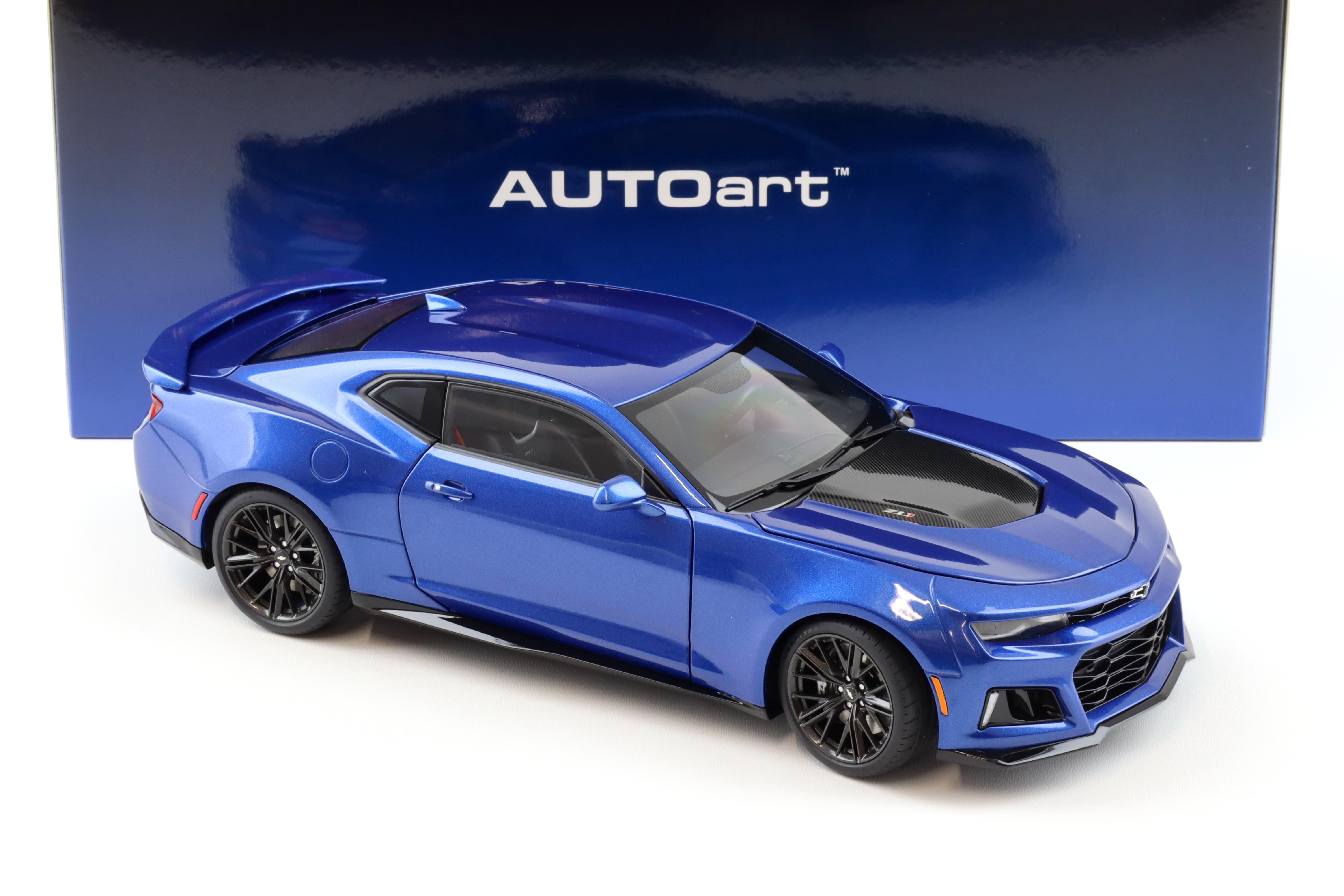 1:18 AUTOart Chevrolet Camaro ZL1 Coupe 2017 hyper blue metallic