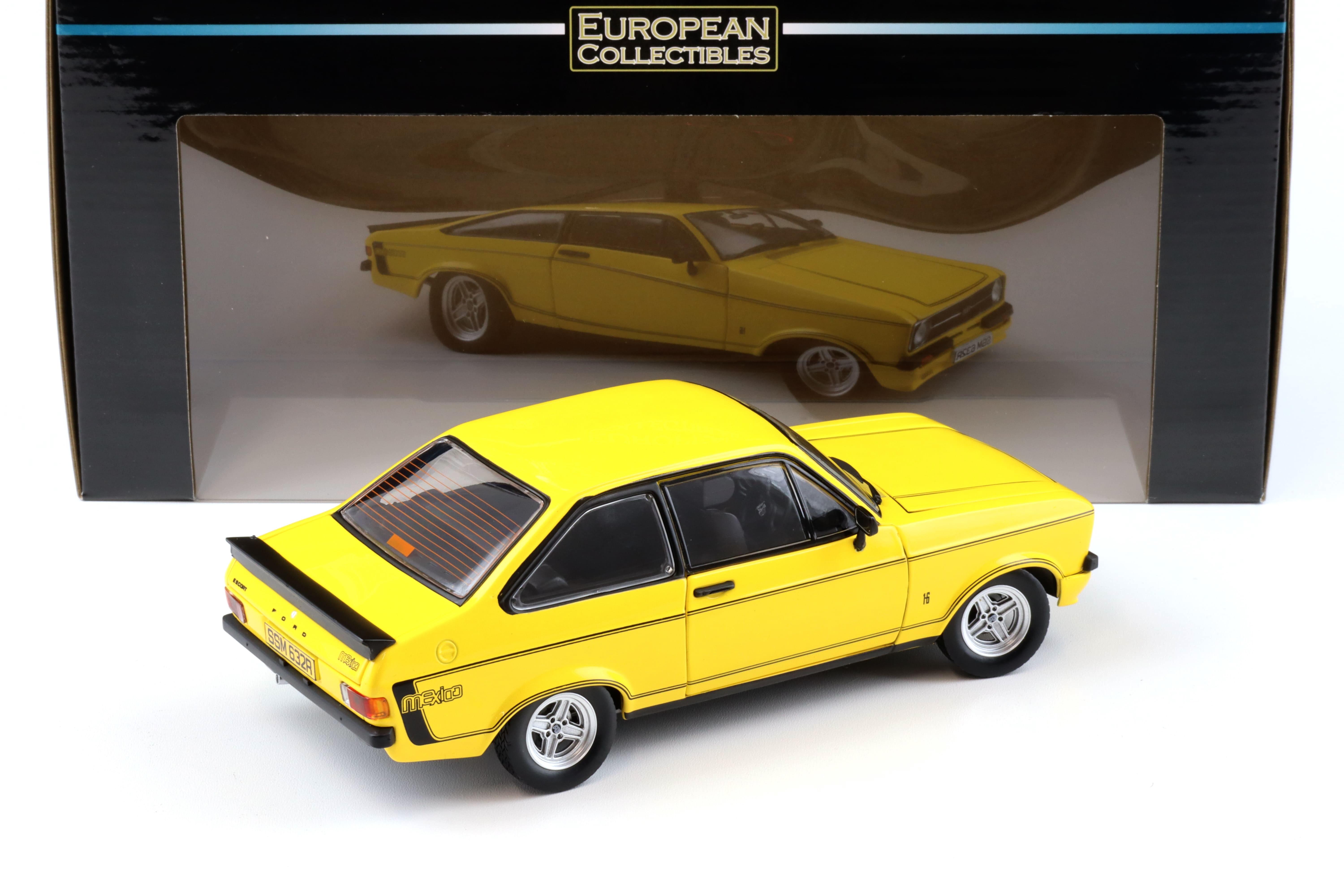 1:18 Sun Star Ford Escort MKII RS Mexico 1976 Signal yellow