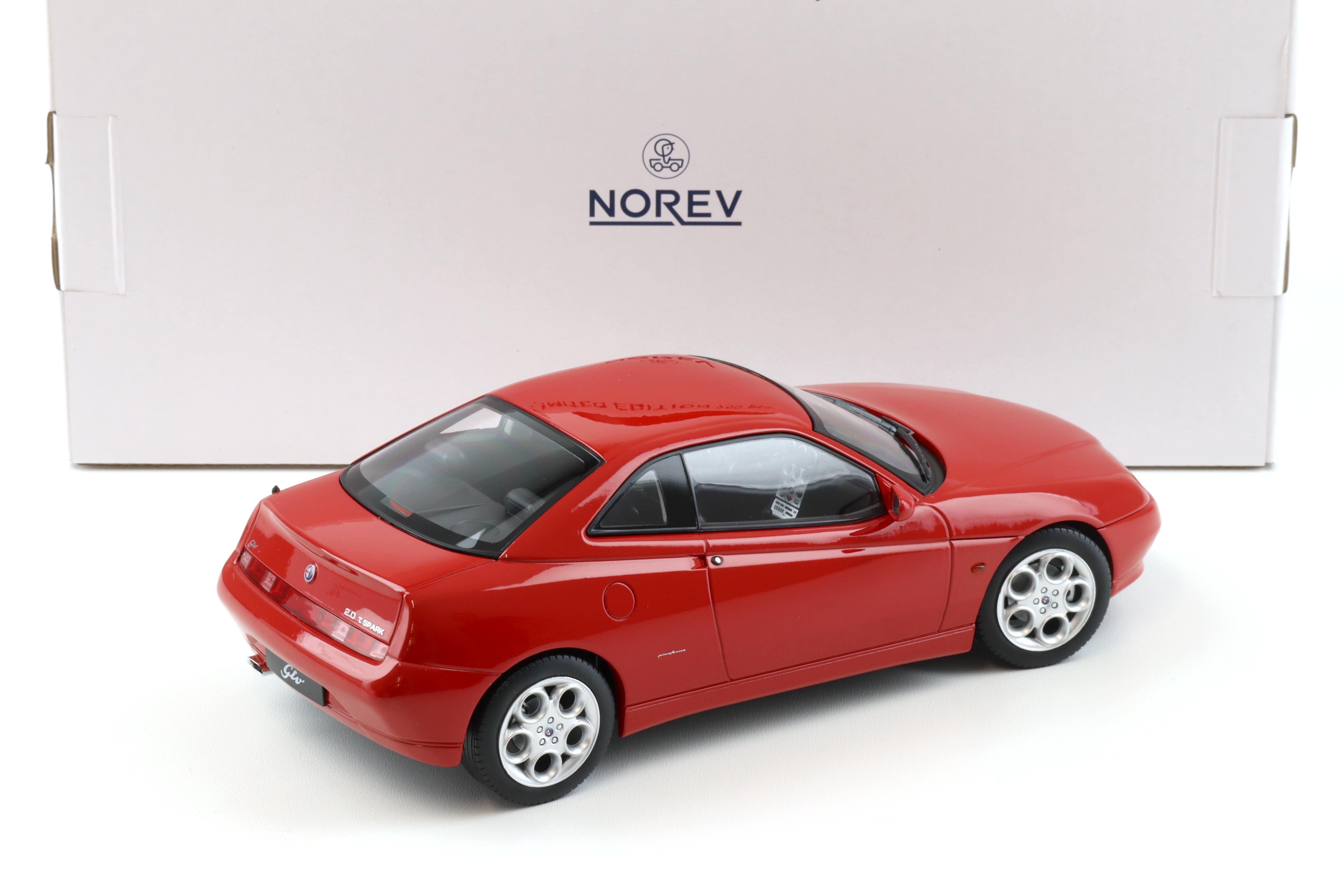 1:18 Norev Alfa Romeo GTV Coupe 2.0 T.SPARK 1999 red/ black interior - Limited 1250 pcs.