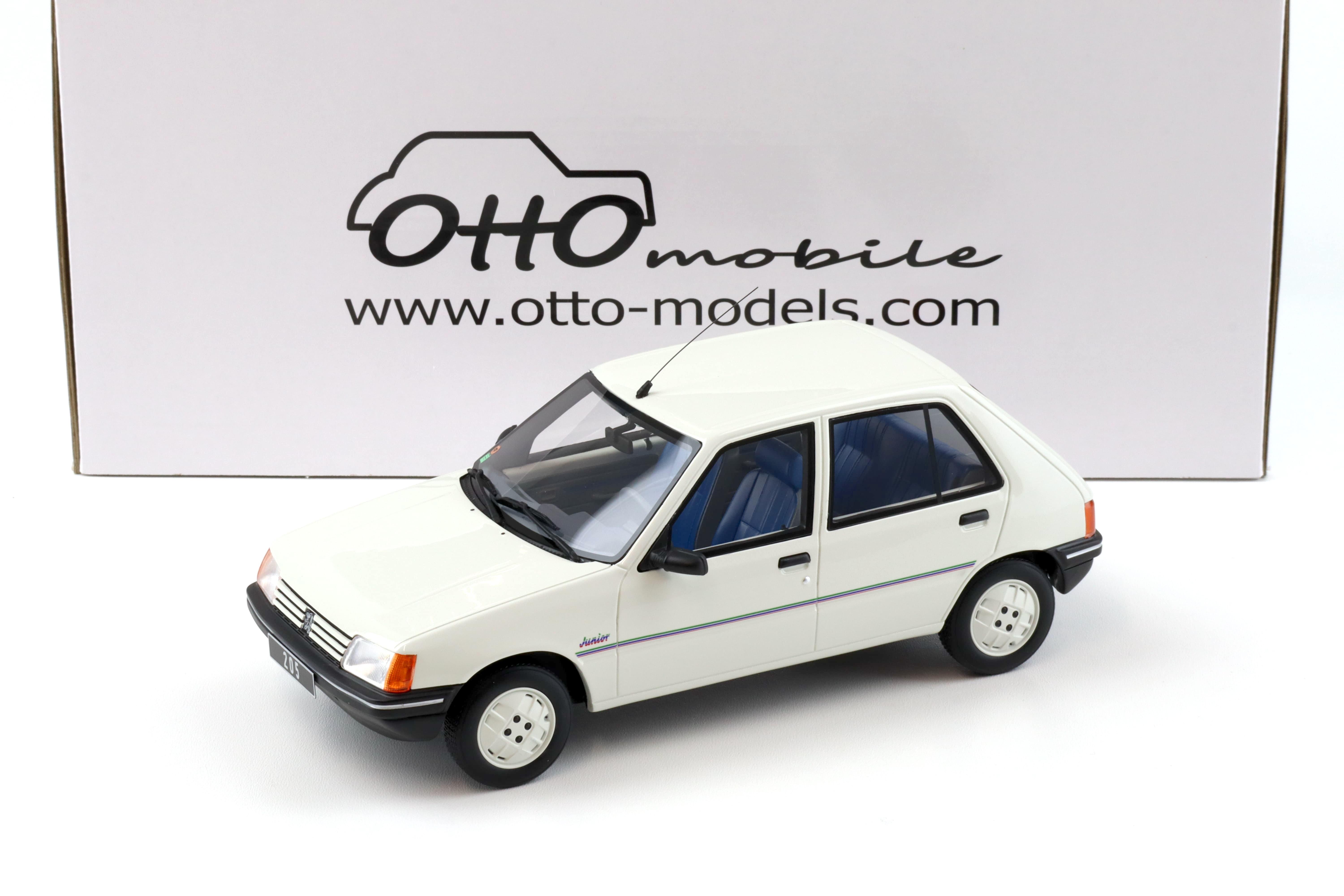 1:18 OTTO mobile OT463 Peugeot 205 Junior white 1988