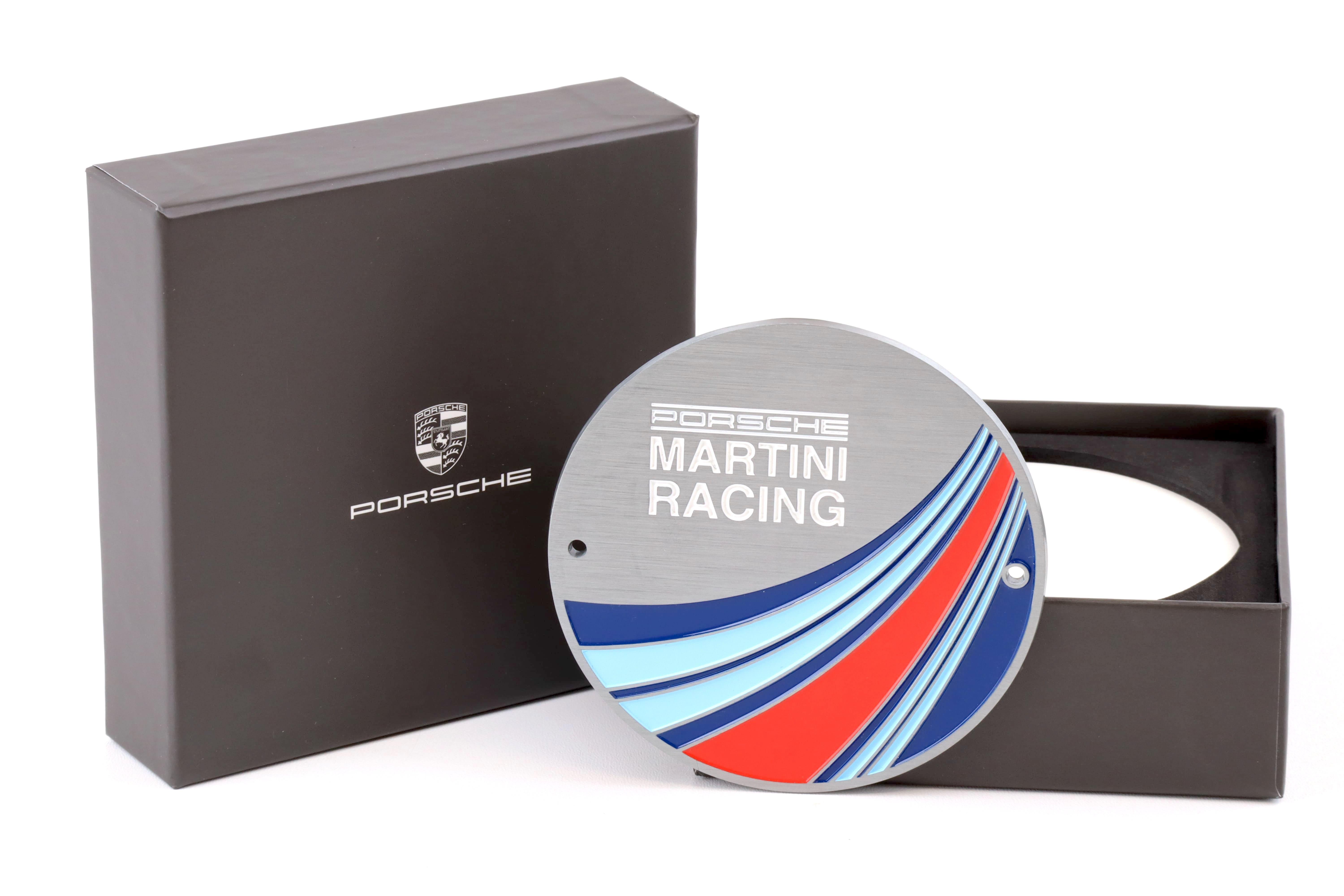 Original Porsche MARTINI RACING Grill Badge Emblem WAP DEALER VERSION