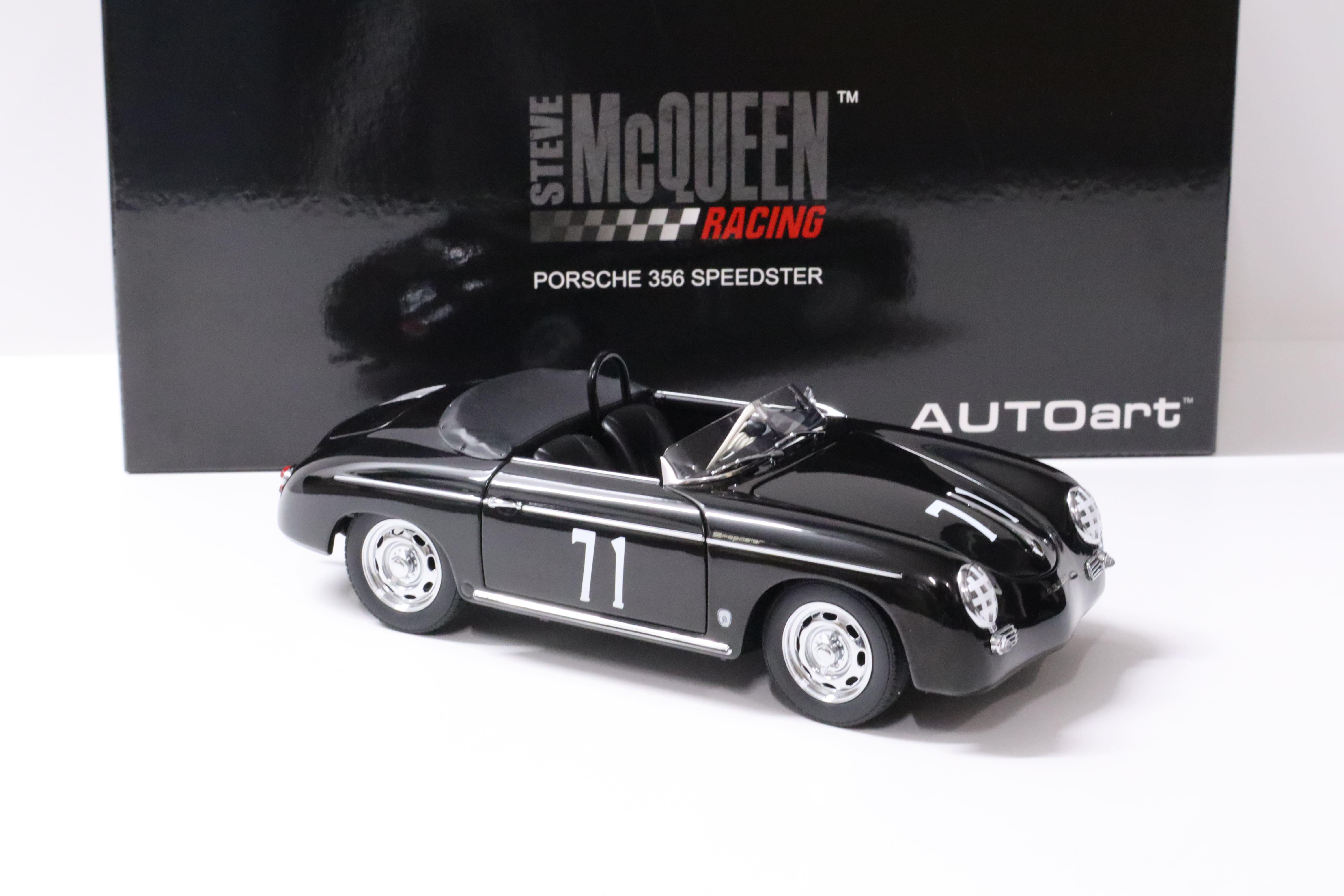 1:18 AUTOart Porsche 356 Speedster Steve McQueen Version #71 black