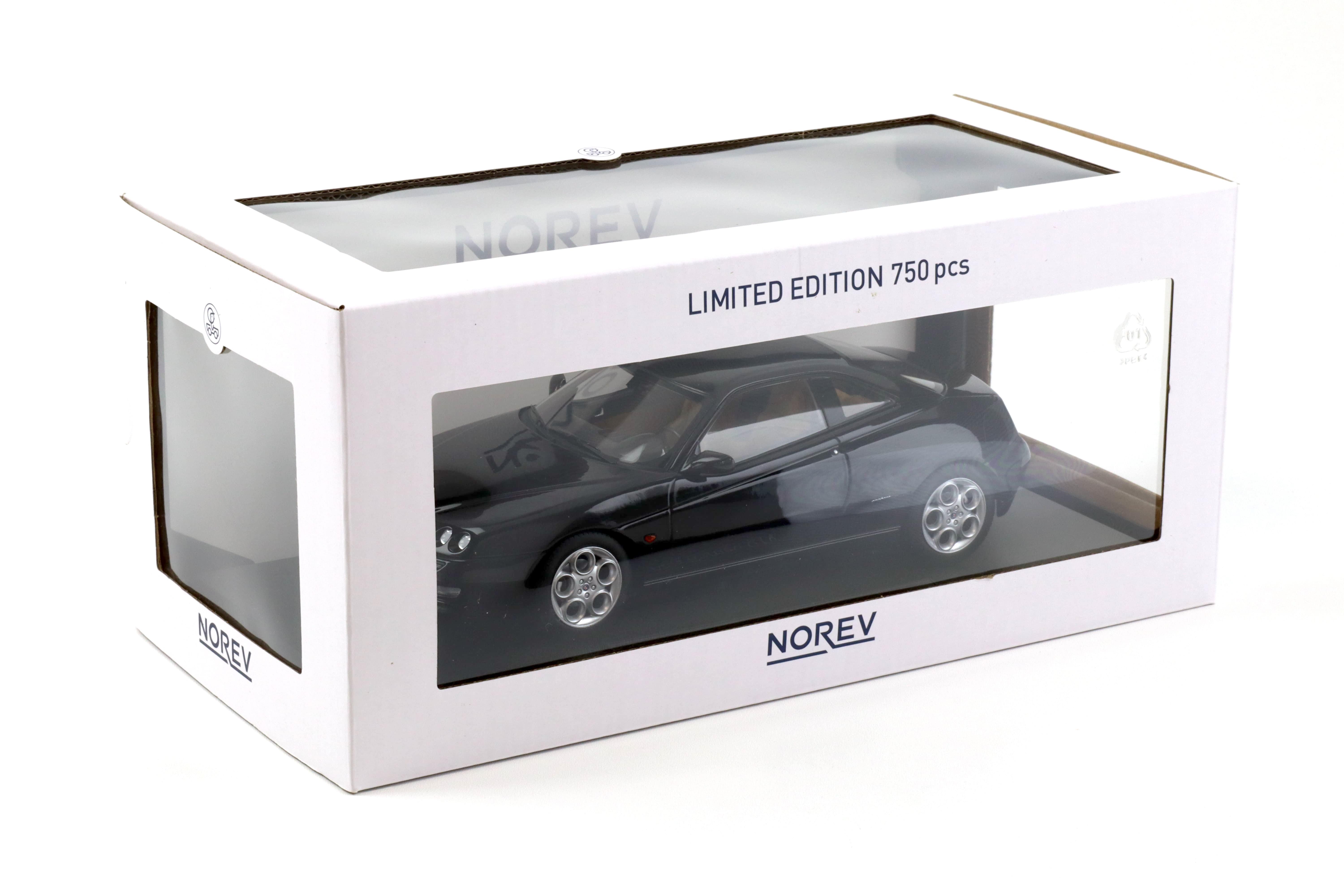 1:18 Norev Alfa Romeo GTV Coupe 2.0 T.SPARK 1999 black/ beige interior - Limited 750 pcs.