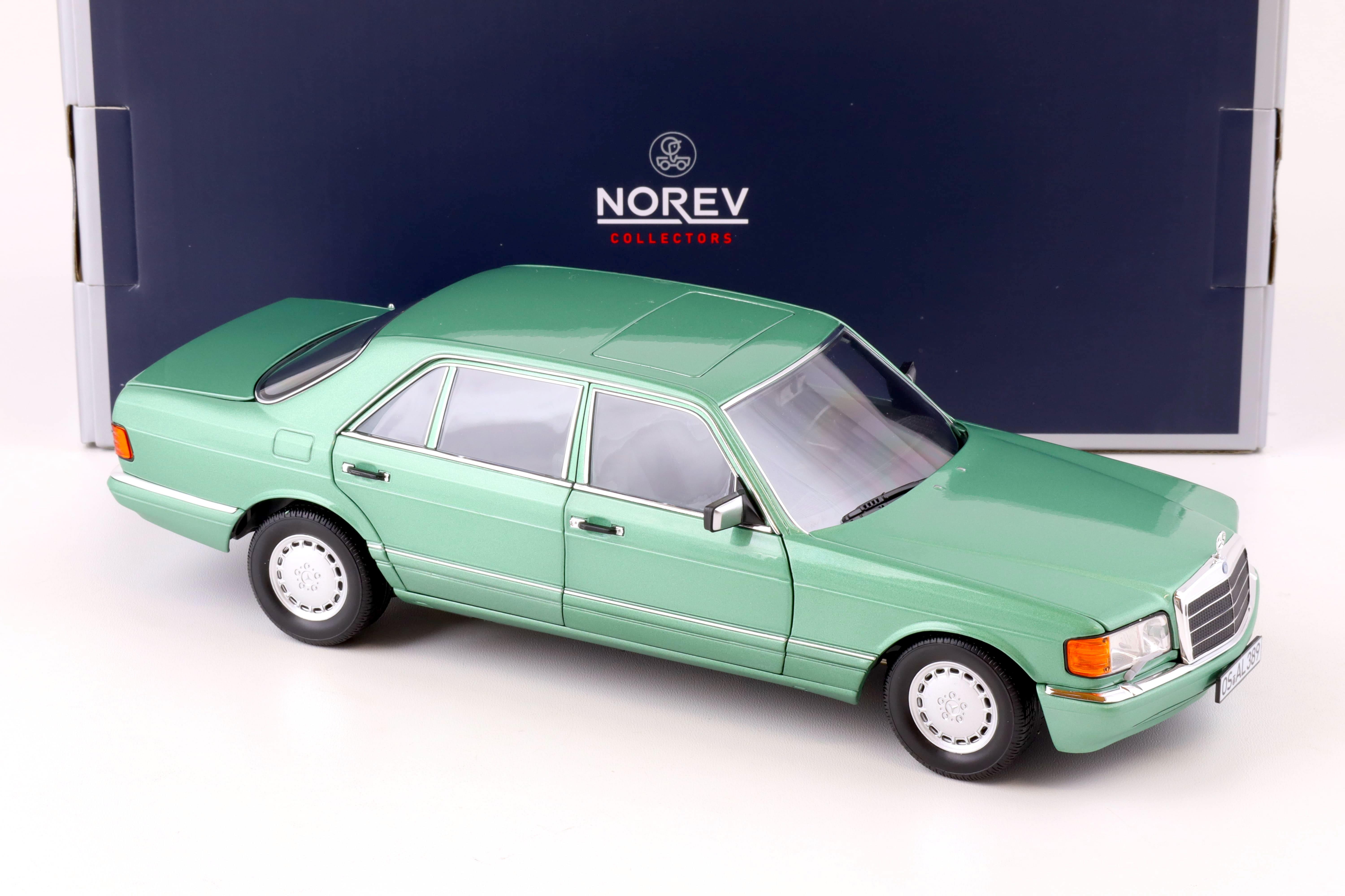 1:18 Norev Mercedes 560 SEL W126 Limousine 1991 light green metallic