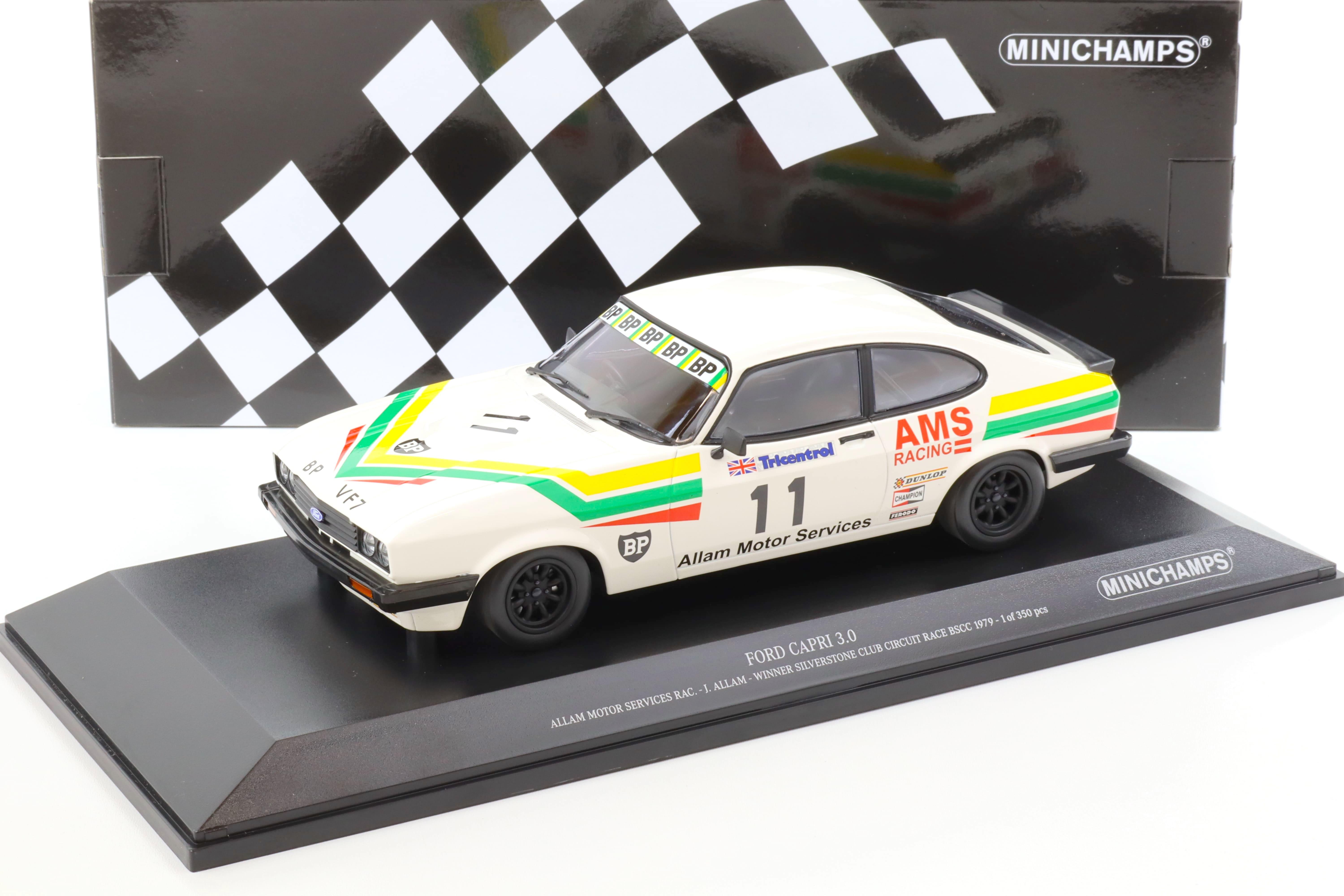1:18 Minichamps Ford Capri 3.0 Winner Silverstone Club Circuit RAC BSCC 1979