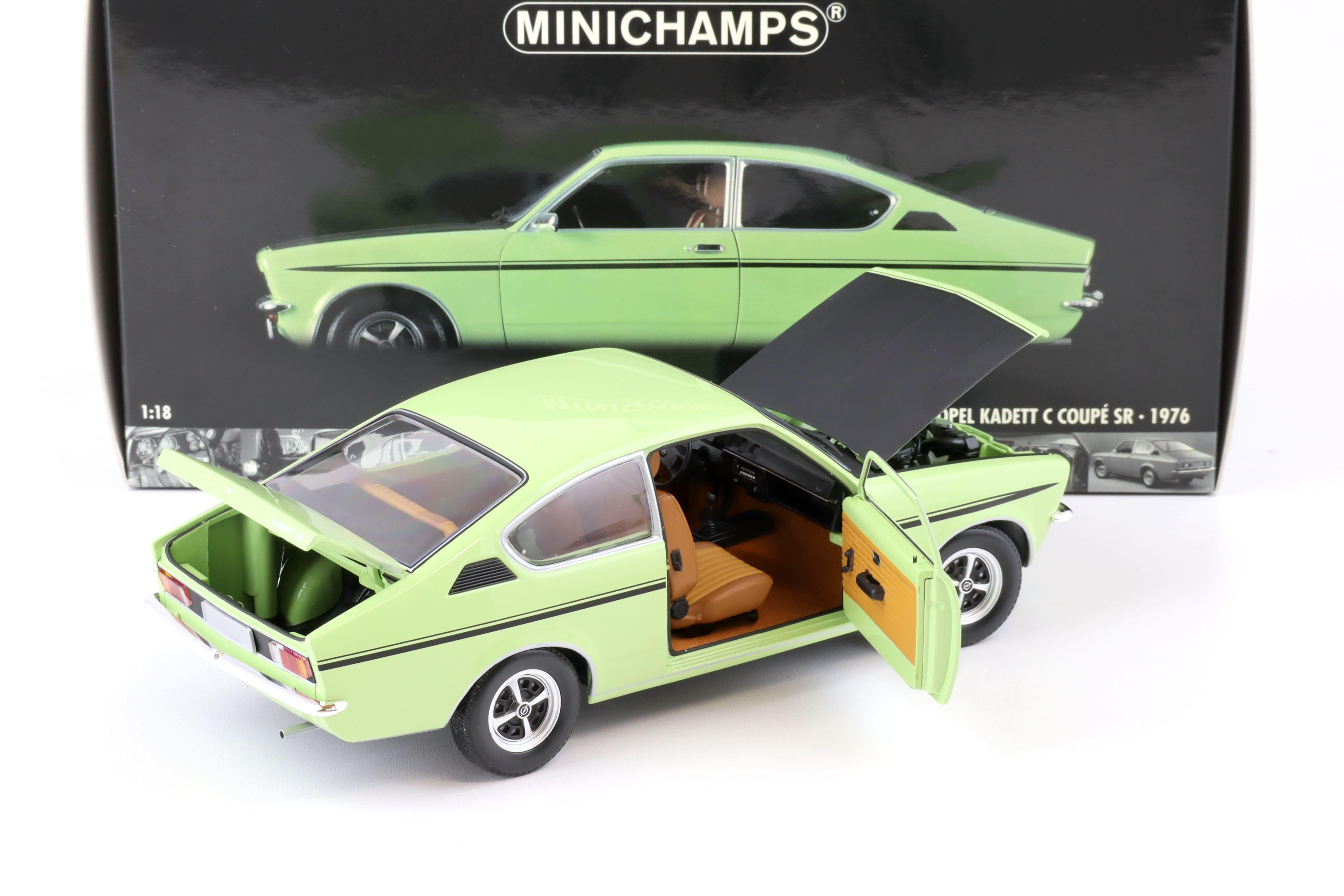 1:18 Minichamps Opel Kadett C Coupe SR 1976 green/ black