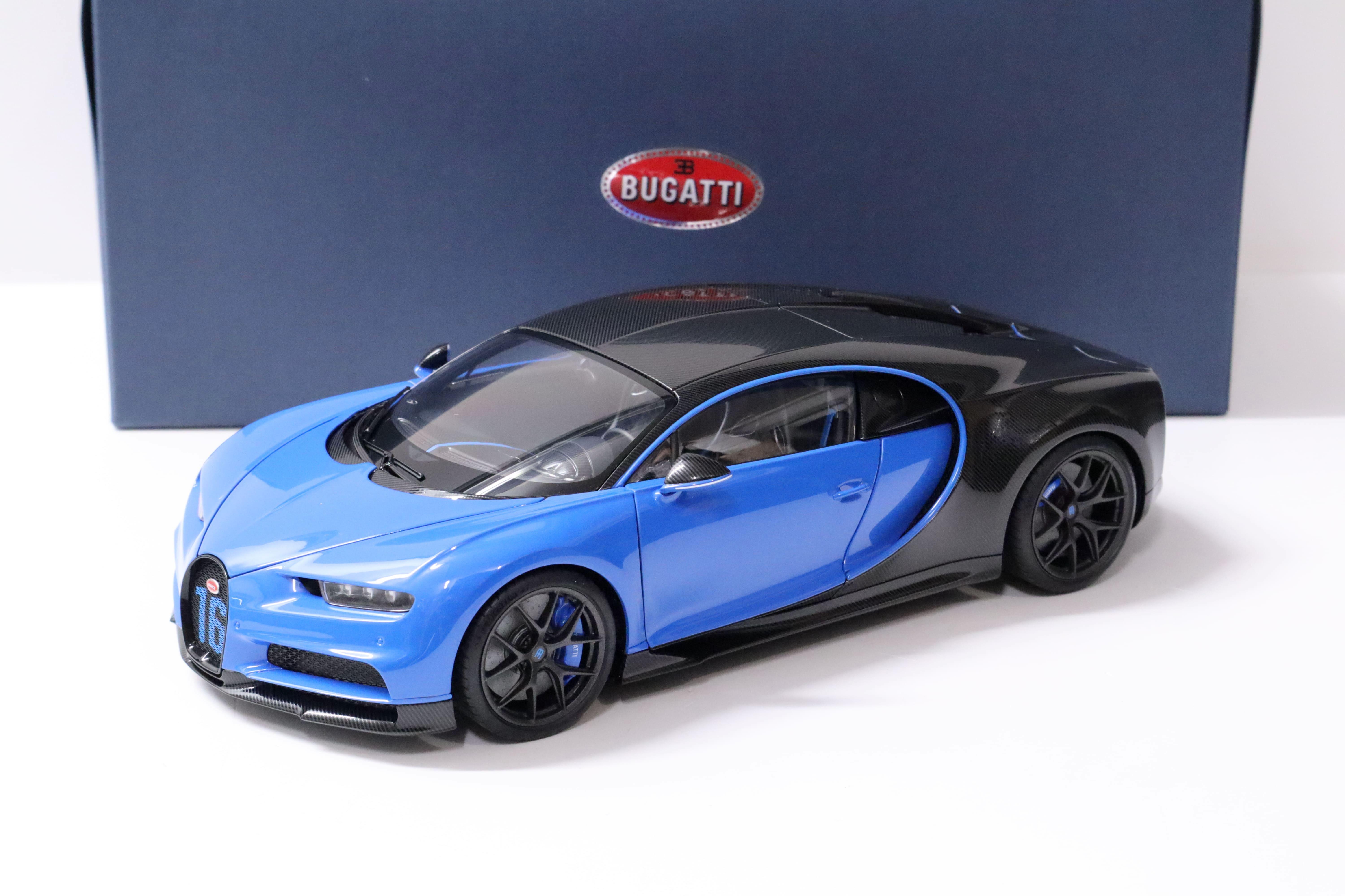 1:18 AUTOart Bugatti Chiron Sport 2019 French Racing blue/ Carbon