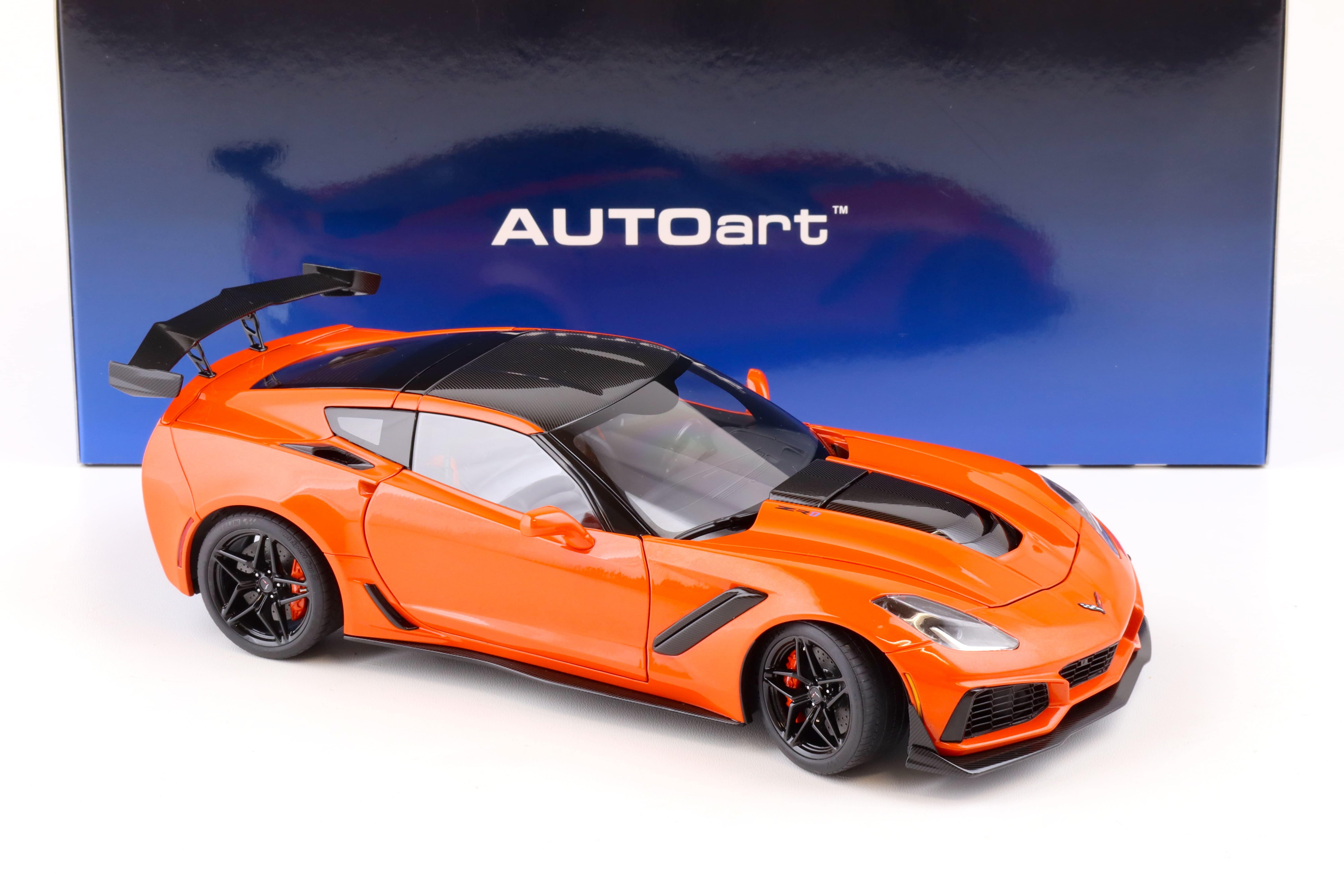 1:18 AUTOart Chevrolet Corvette C7 ZR1 Coupe 2019 Sebring orange tintcoat