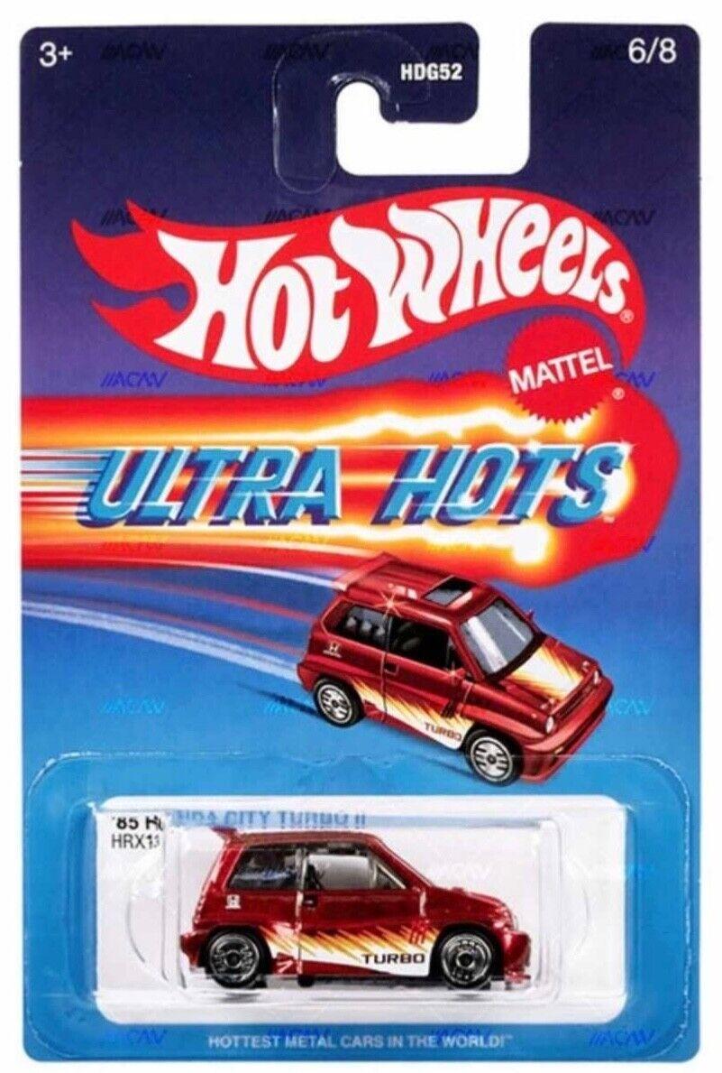 1:64 Hot Wheels 2024 Ultra Hots 979F Honda City Turbo II red HRX13