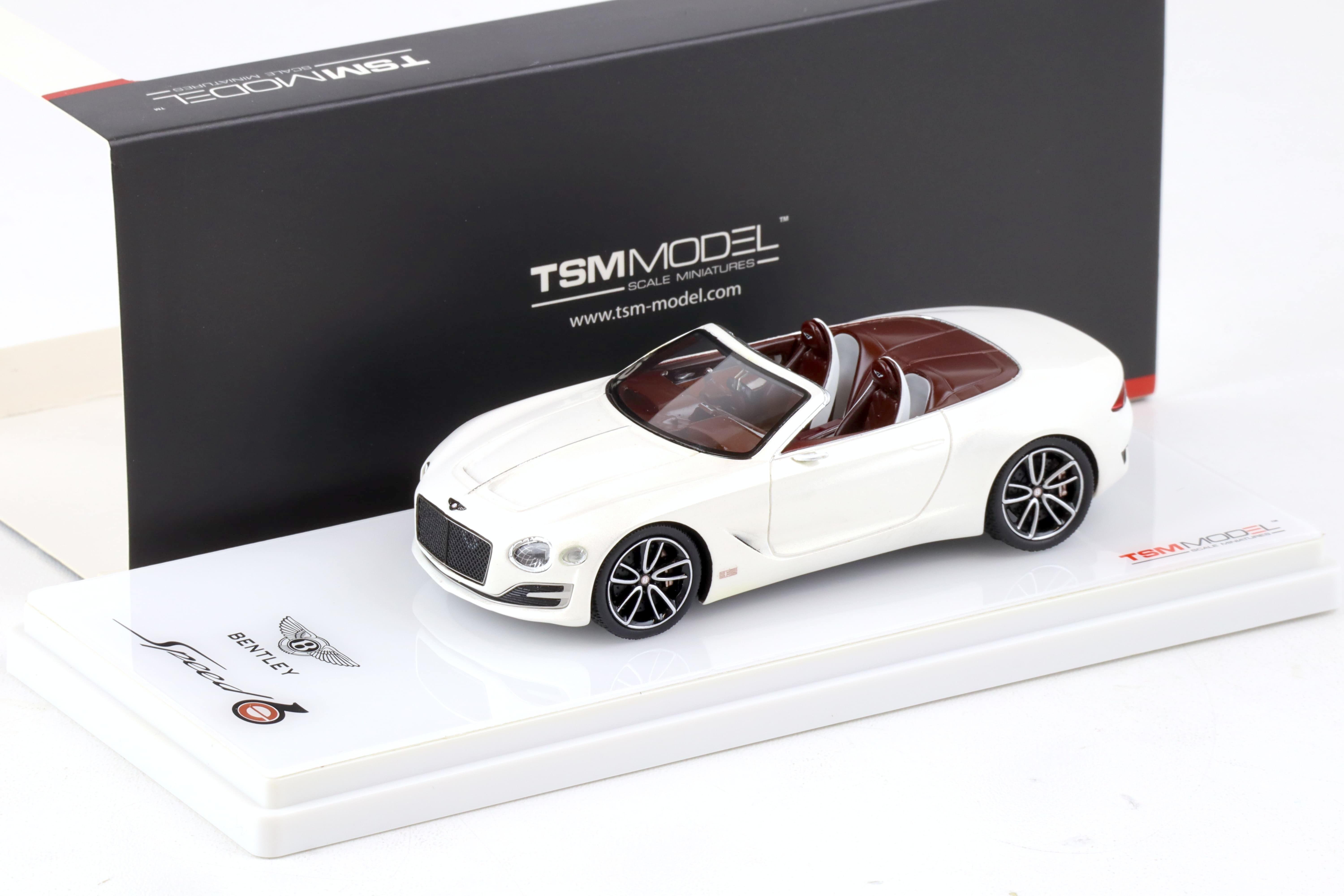 1:43 TSM Model 2017 Bentley EXP 12 Speed 6E white metallic TSM430283