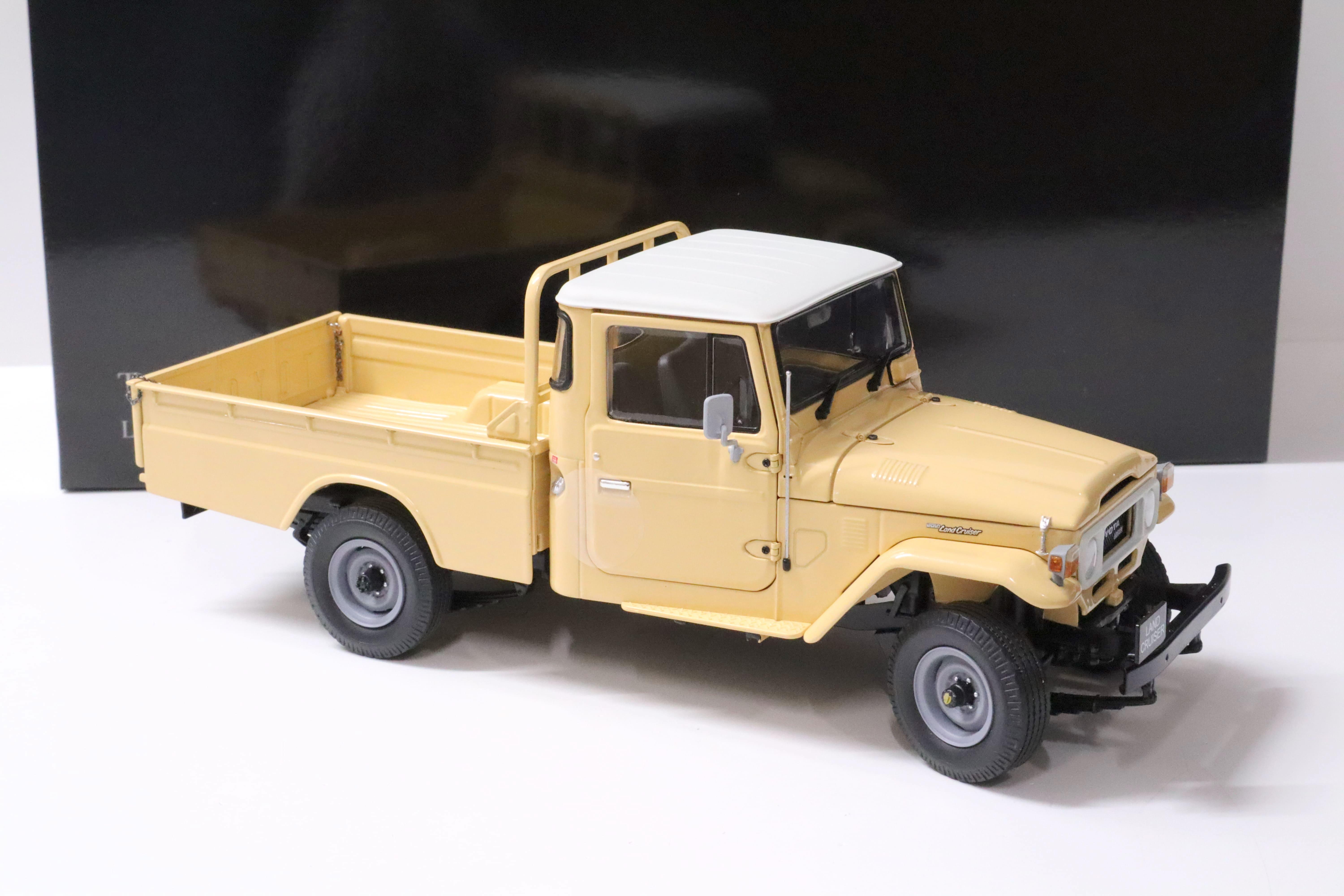 1:18 Kyosho Toyota Land Cruiser 40 Pick-Up beige 1980