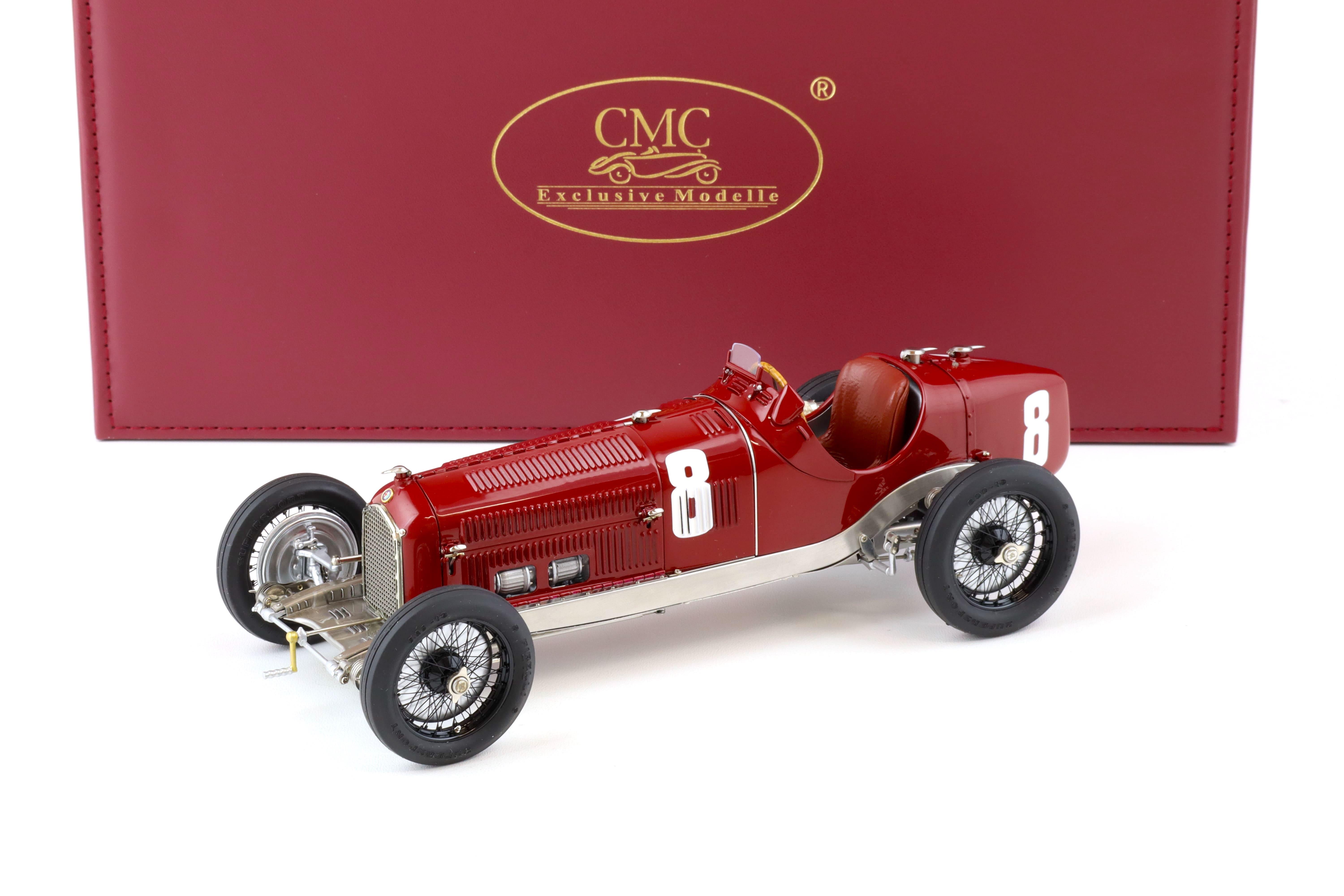 1:18 CMC Alfa Romeo P3 Nuvolari #8 Winner GP Italy 1932 red M-219 