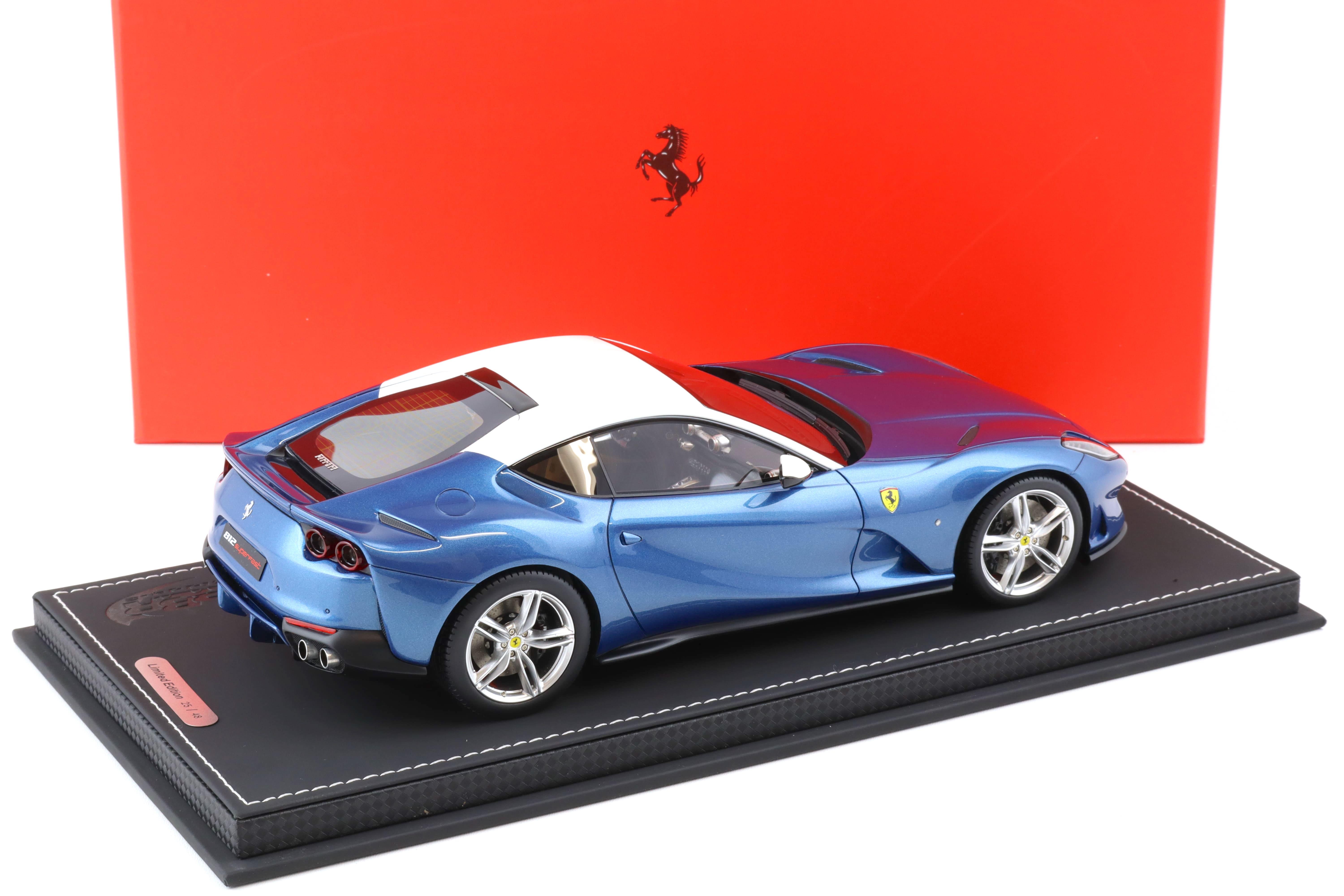 1:18 BBR Ferrari 812 Superfast 2017 Tailor Made met. light blue - Limited 48 pcs.