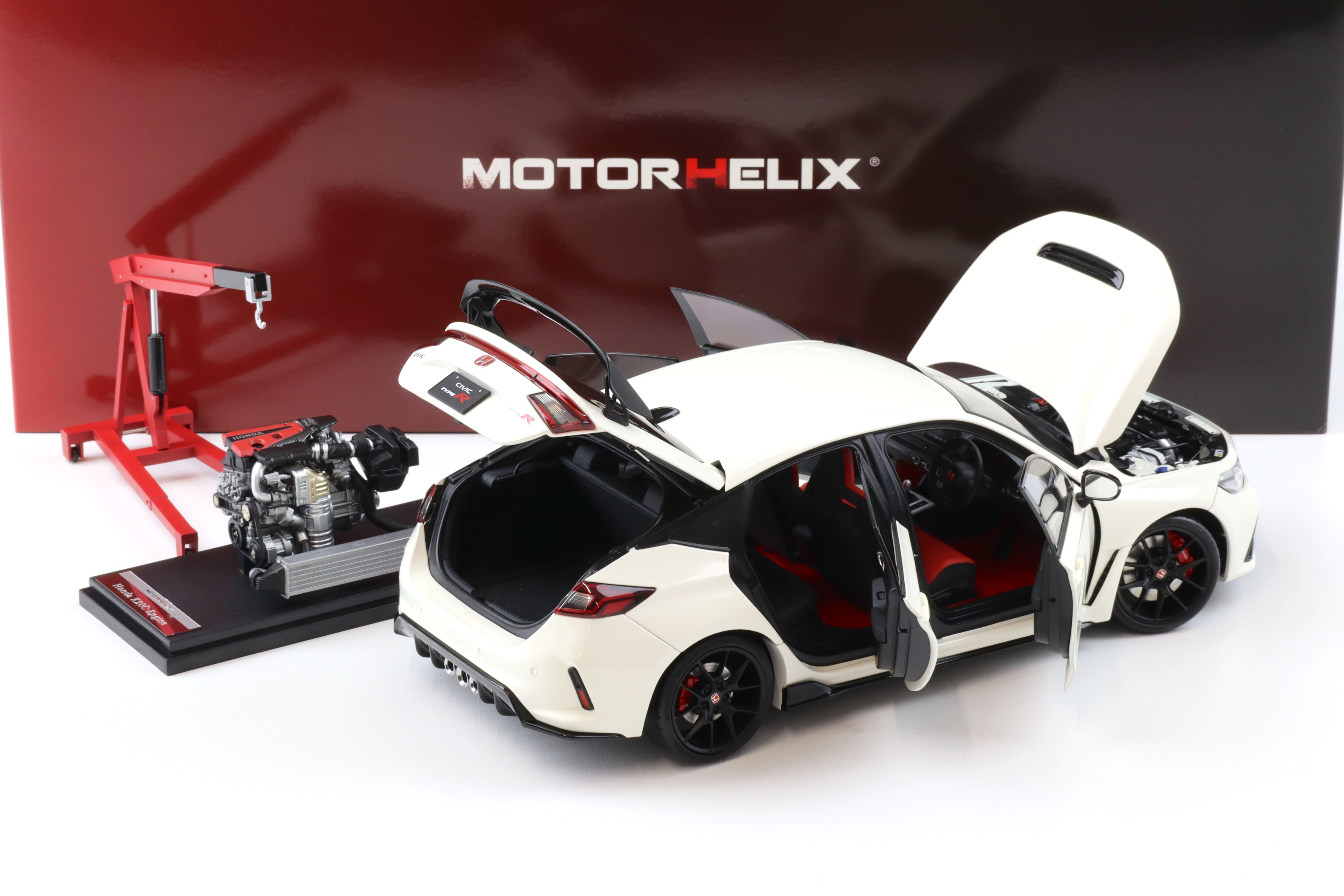 1:18 Motorhelix Honda Civic Type R (FL5) Championship white 2022 M85301