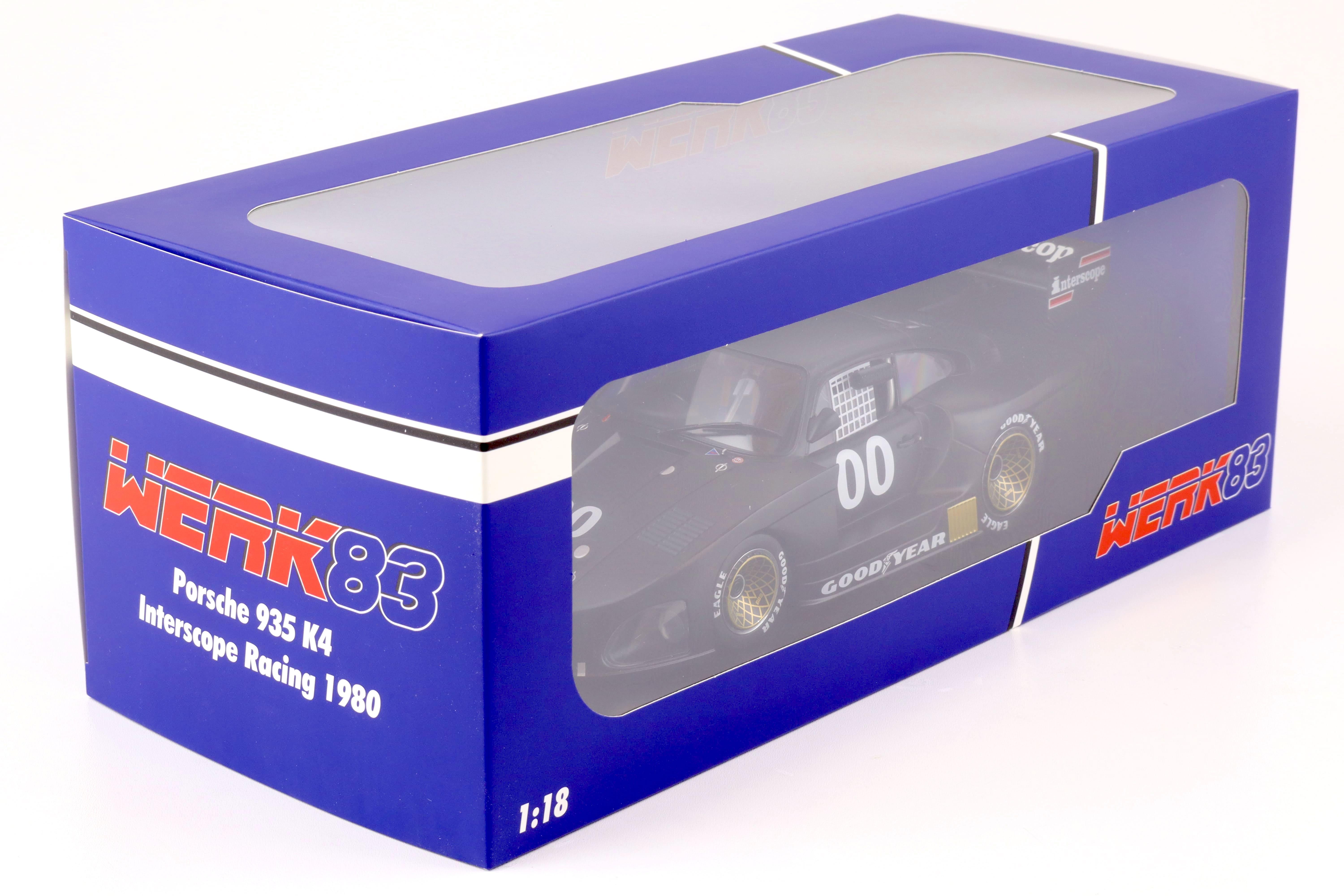 1:18 WERK83 Kremer Porsche 935 K4 #00 IMSA 1981 Ongais/ Field Interscope Racing