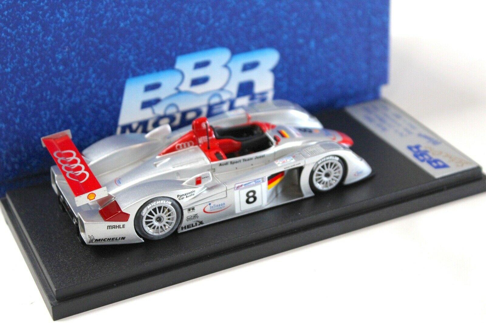 1:43 BBR Audi R8R Joest 24h Le Mans 2000 #8 Winner 