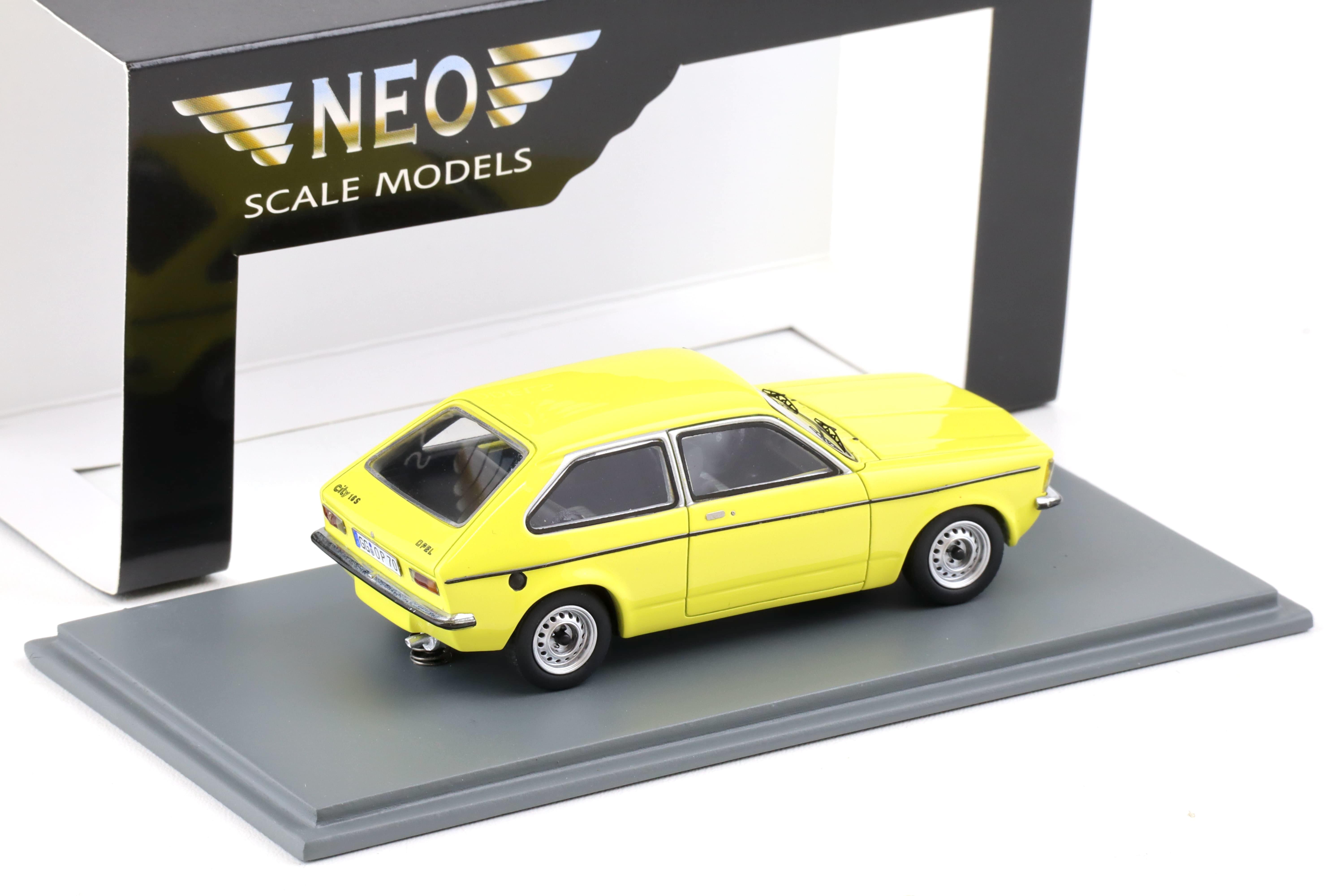 1:43 NEO Opel Kadett City 1978 yellow 43070