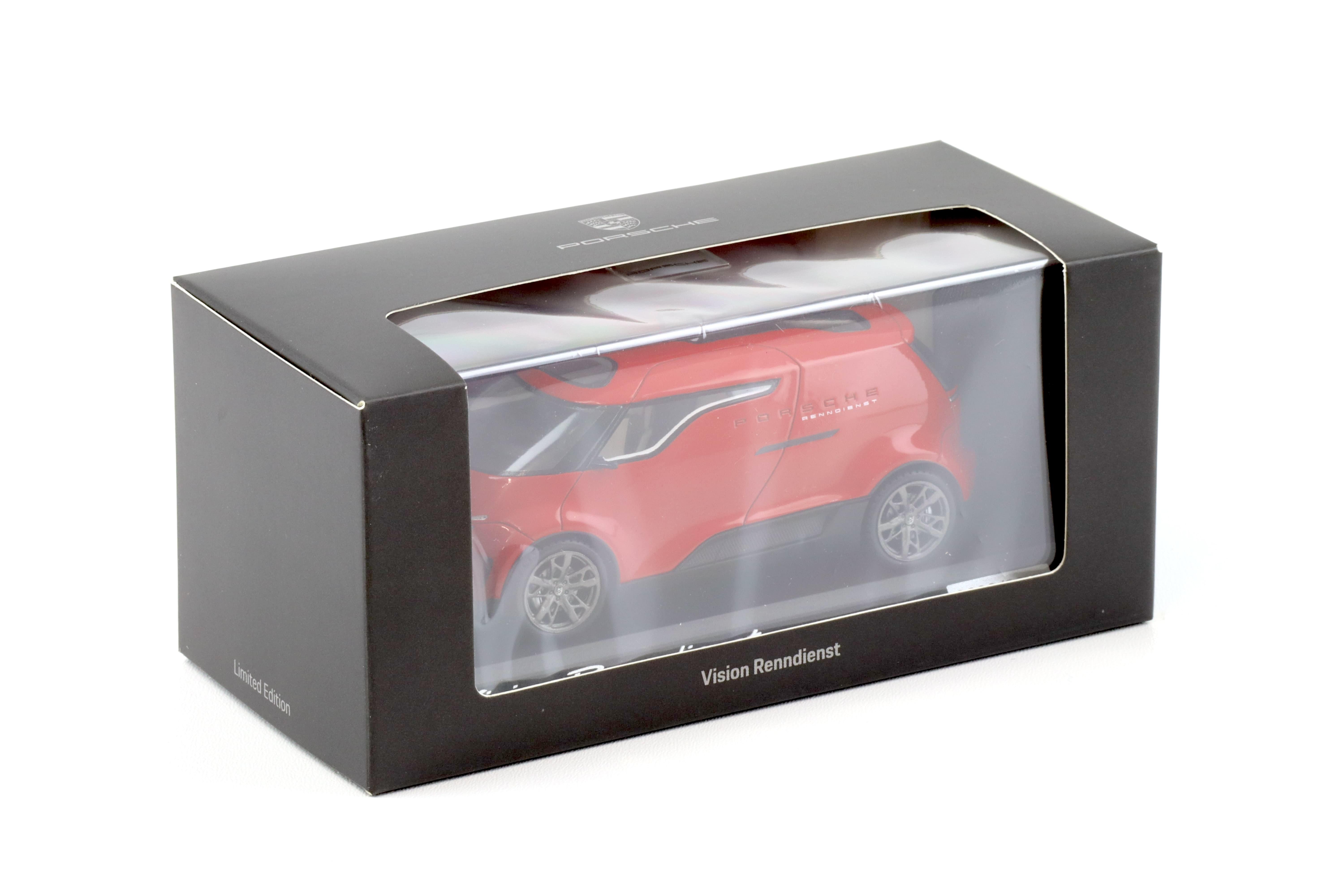 1:43 Spark Porsche Vision Renndienst red Limited WAP DEALER