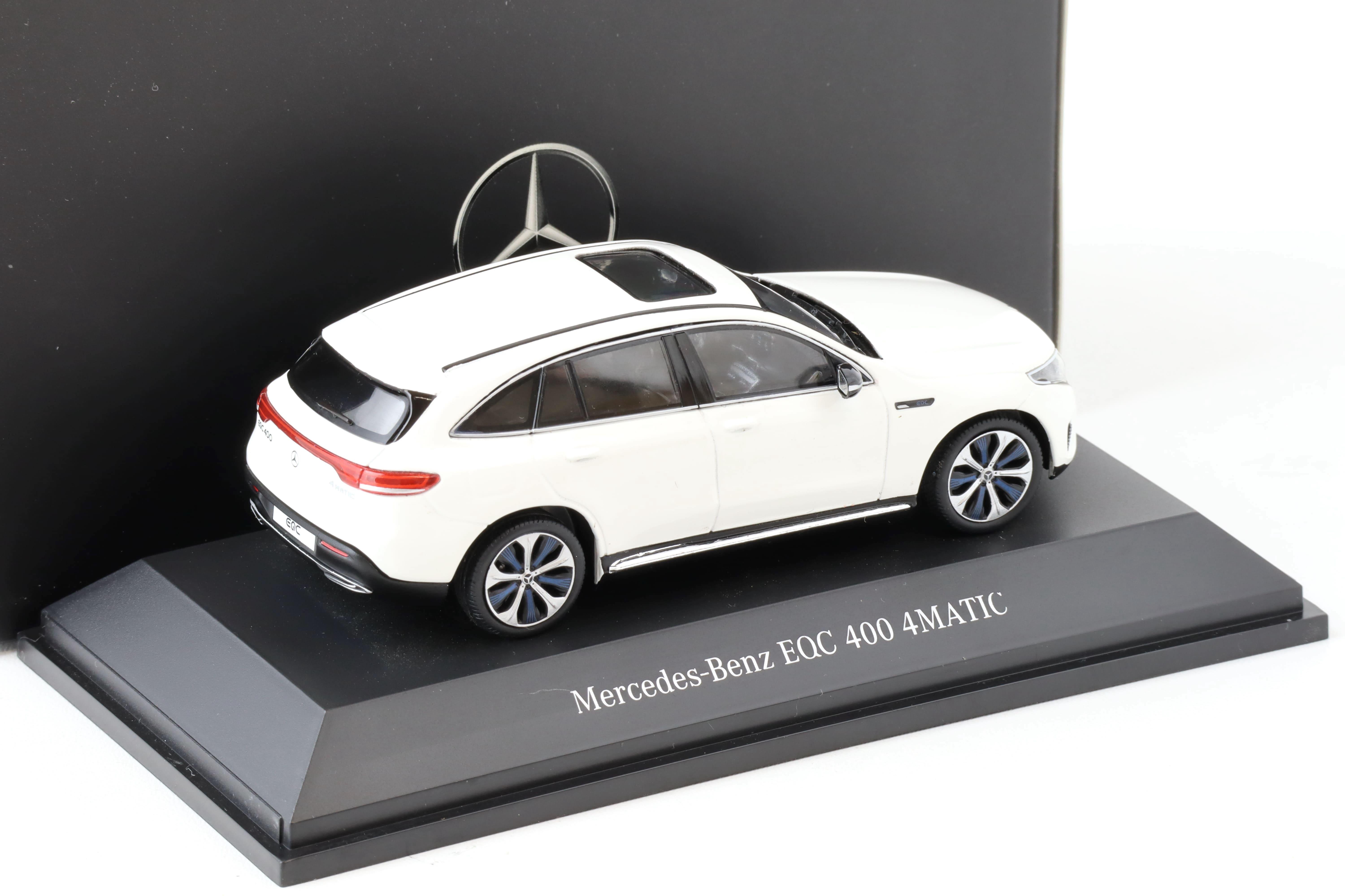 1:43 Spark Minimax Mercedes EQC 400 4Matic polar white DEALER VERSION