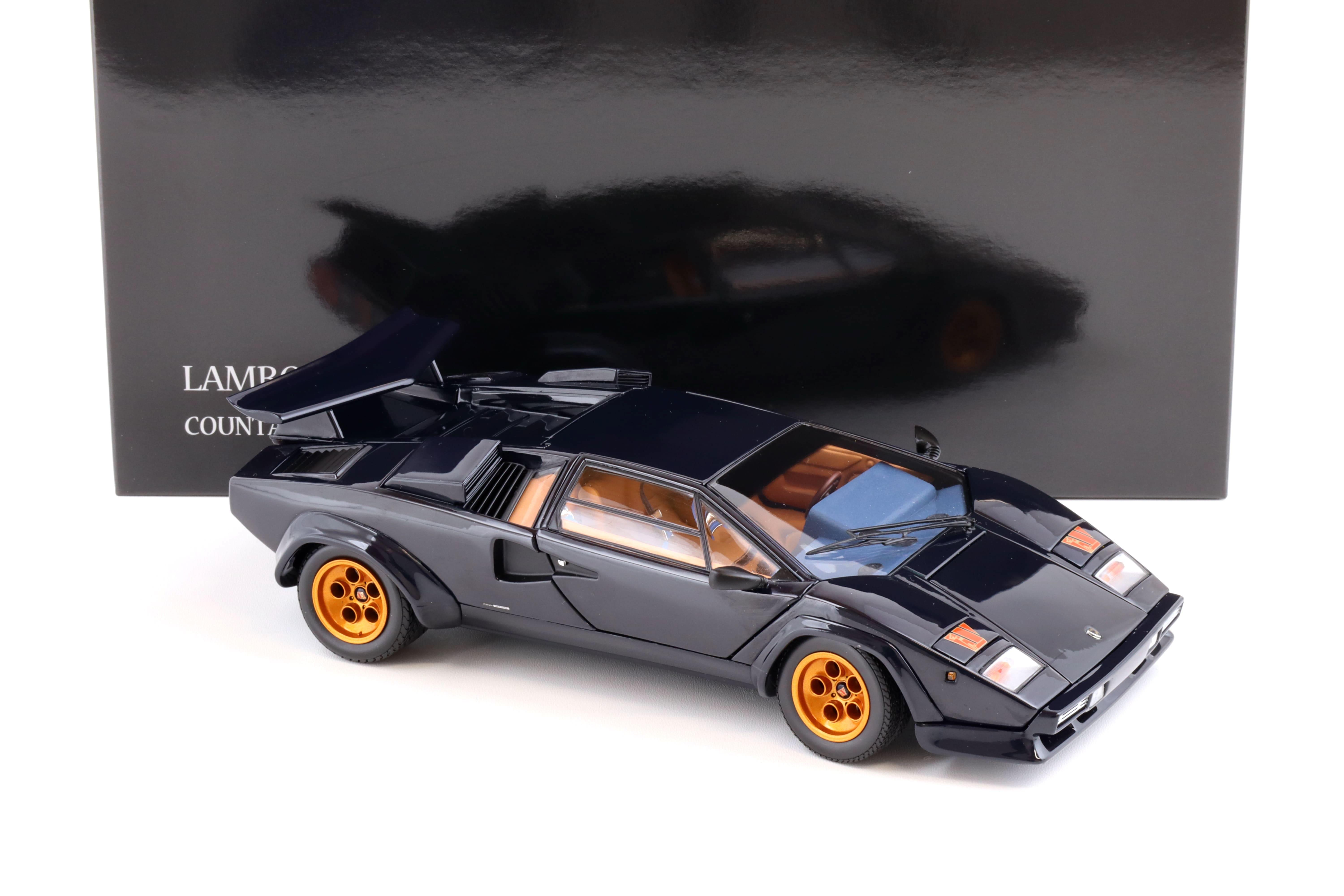 1:18 Kyosho Lamborghini Countach Walter Wolf 3 dark blue