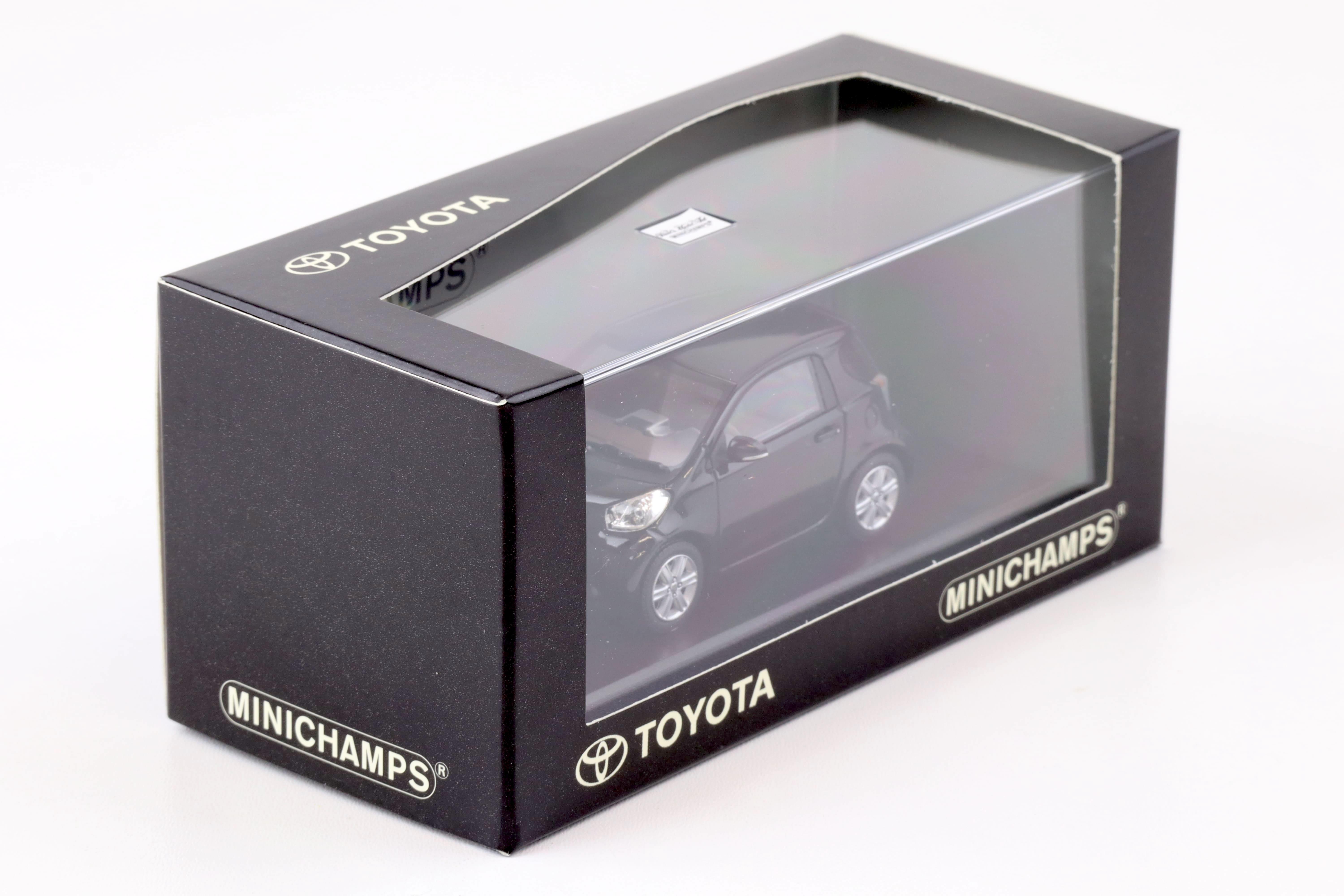 1:43 Minichamps Toyota IQ black 2009 DEALER VERSION